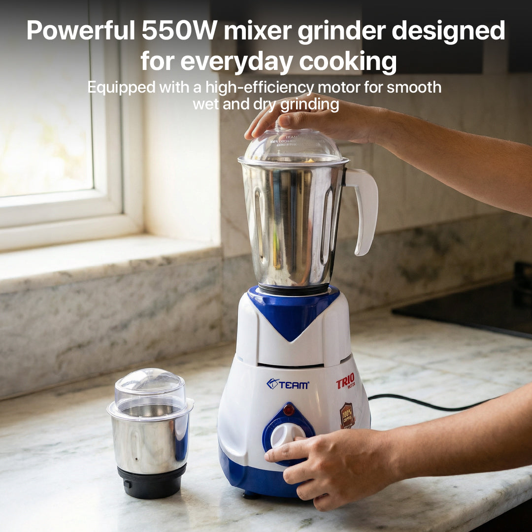 Mixer Grinder | 550W Trio