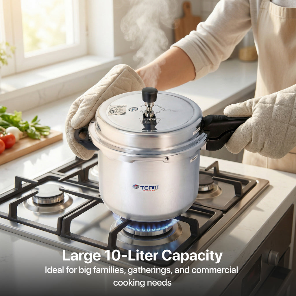 Aluminium Pressure Cooker 10L