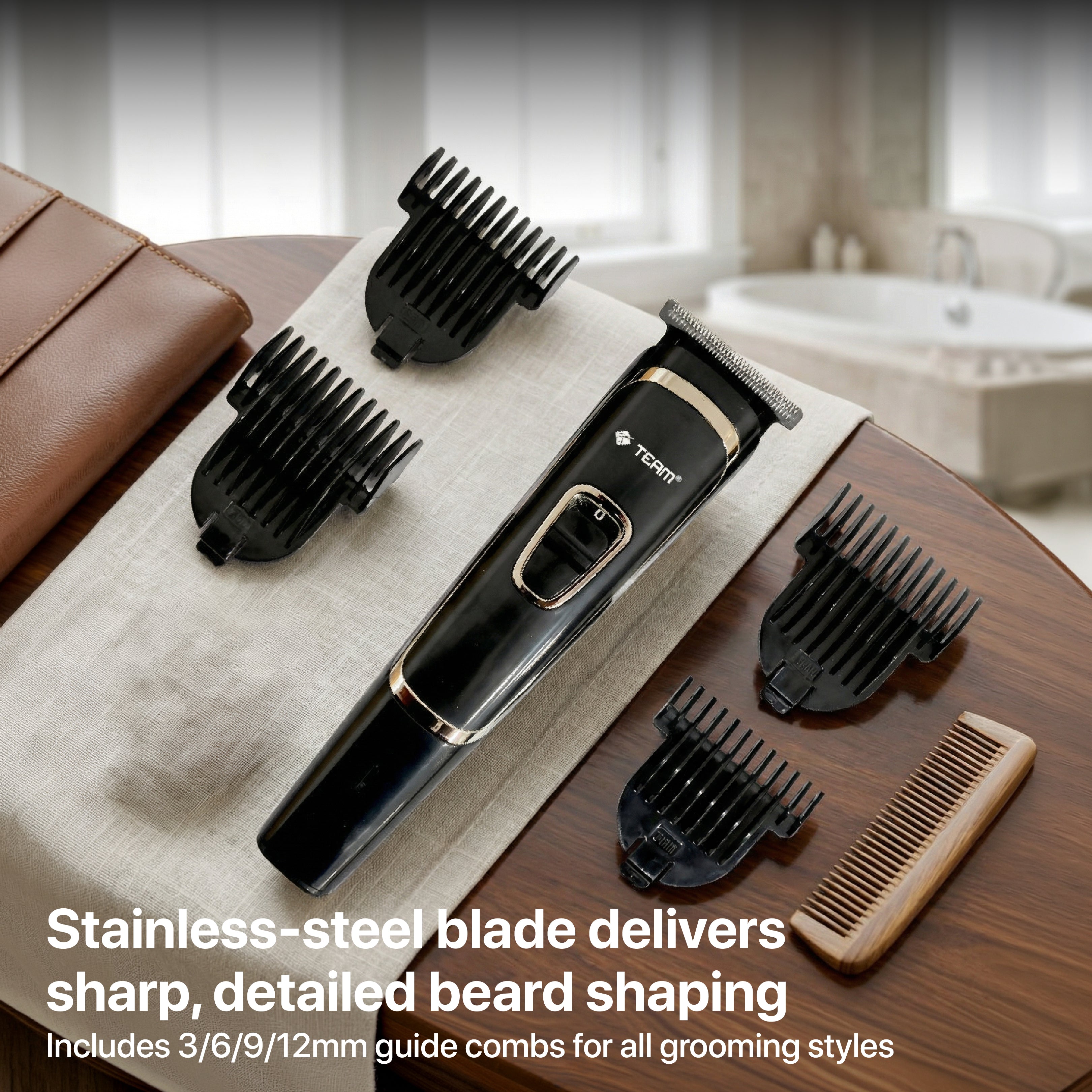 Rechargeable Hair & Beard Trimmer for Men