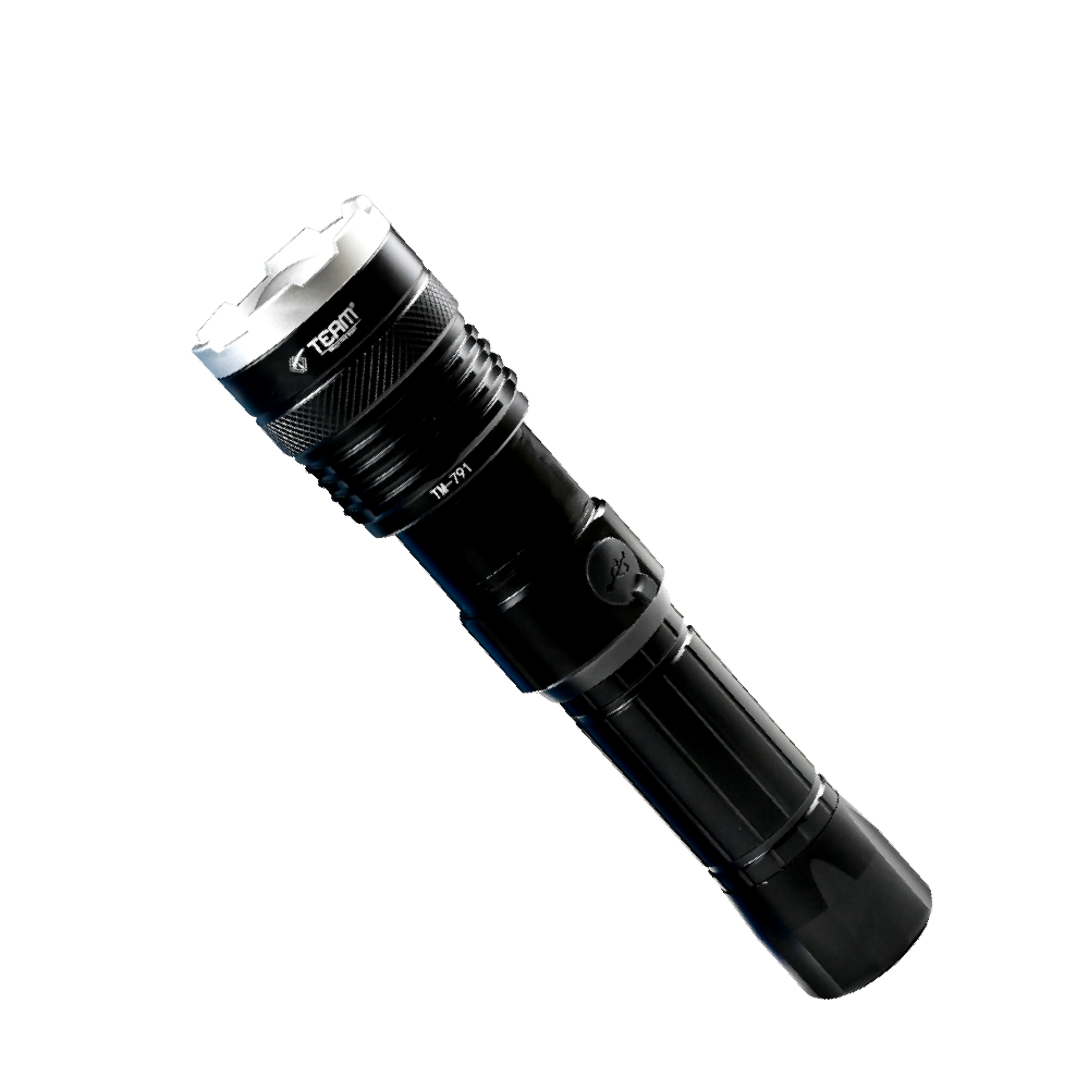 Rechargeable Flashlight with a Long-Lasting Beam