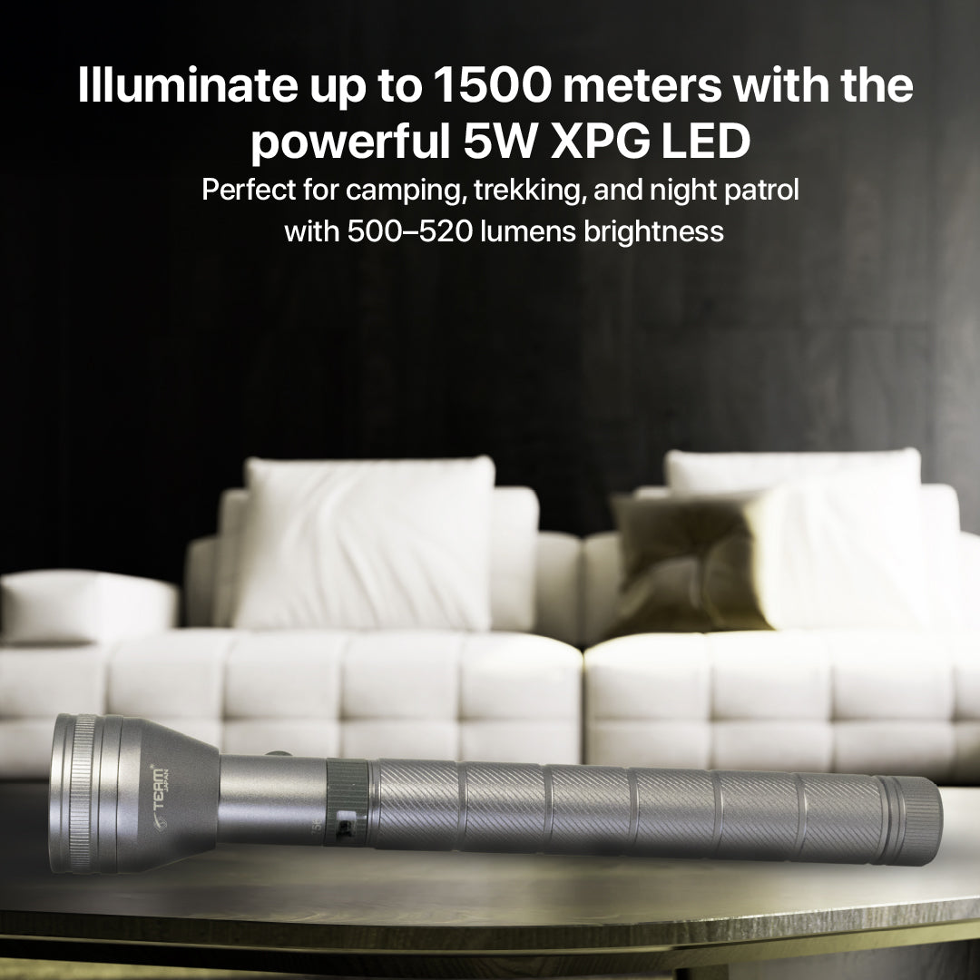 Ultra‑Bright Rechargeable LED Flashlight