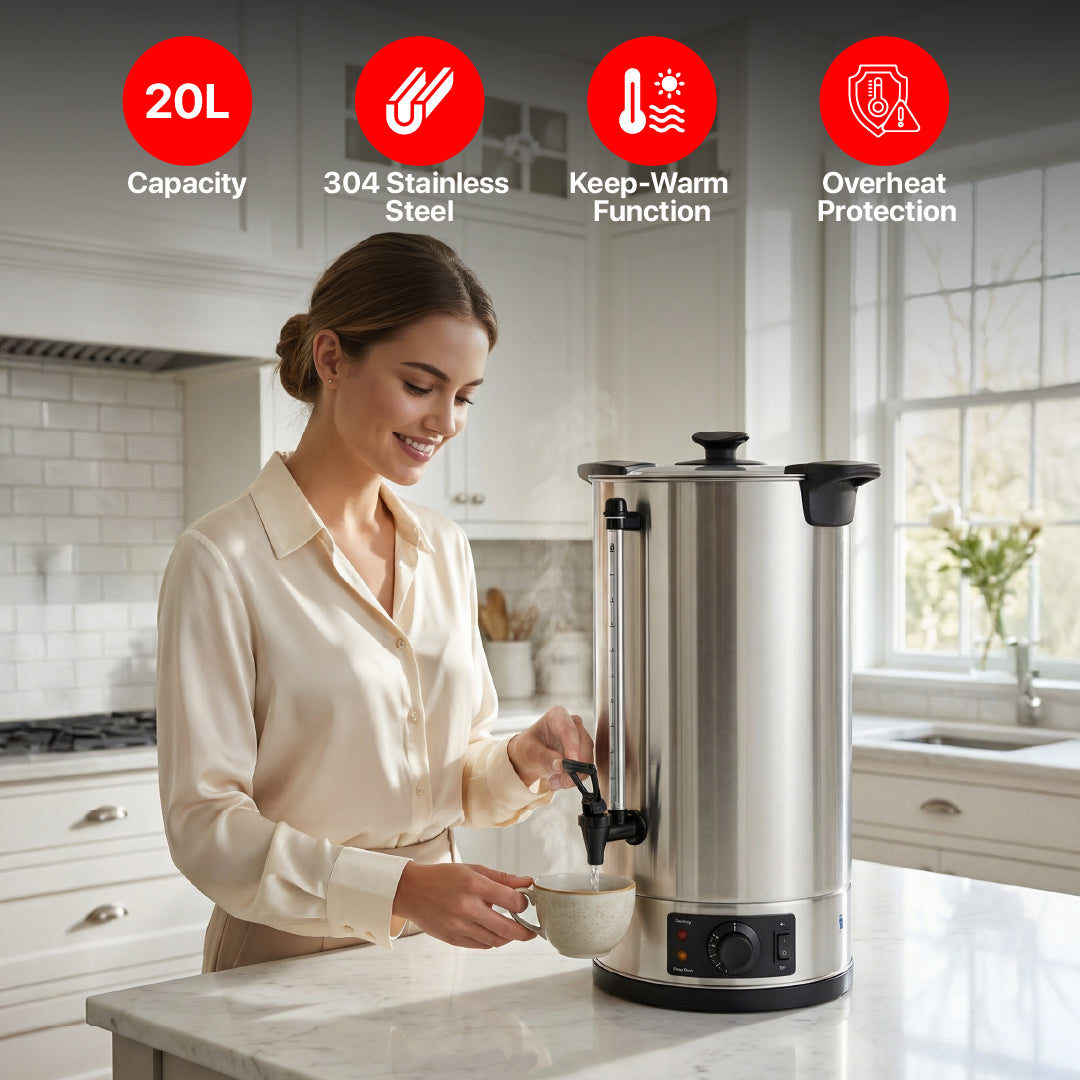 20L Stainless Steel Electric Water Boiler