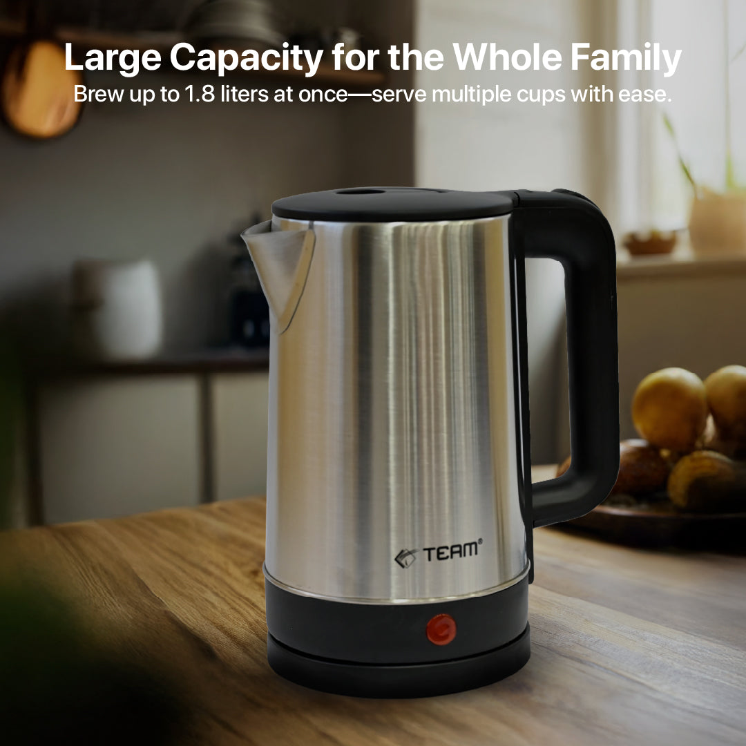 1500W Stainless Steel Electric Kettle 1.8L