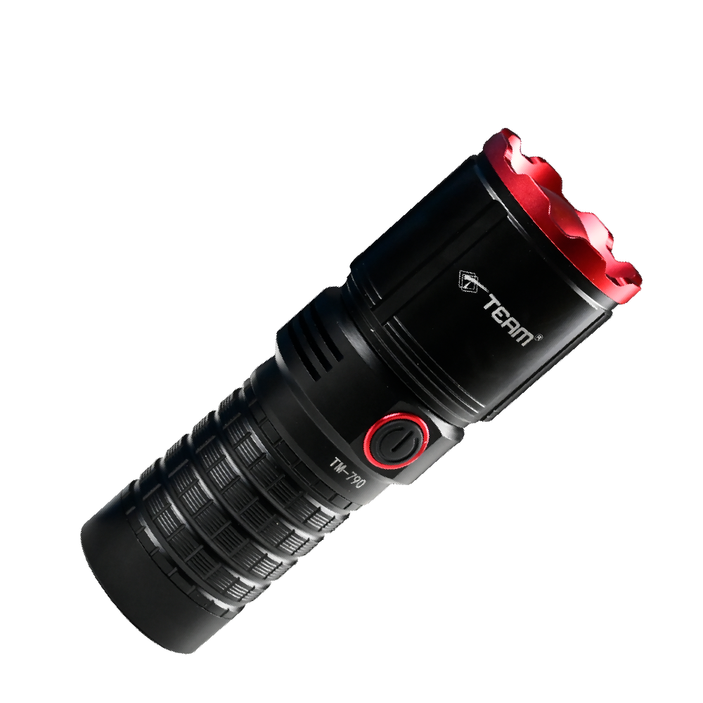 High-Powered Waterproof LED Flashlight & Power Bank