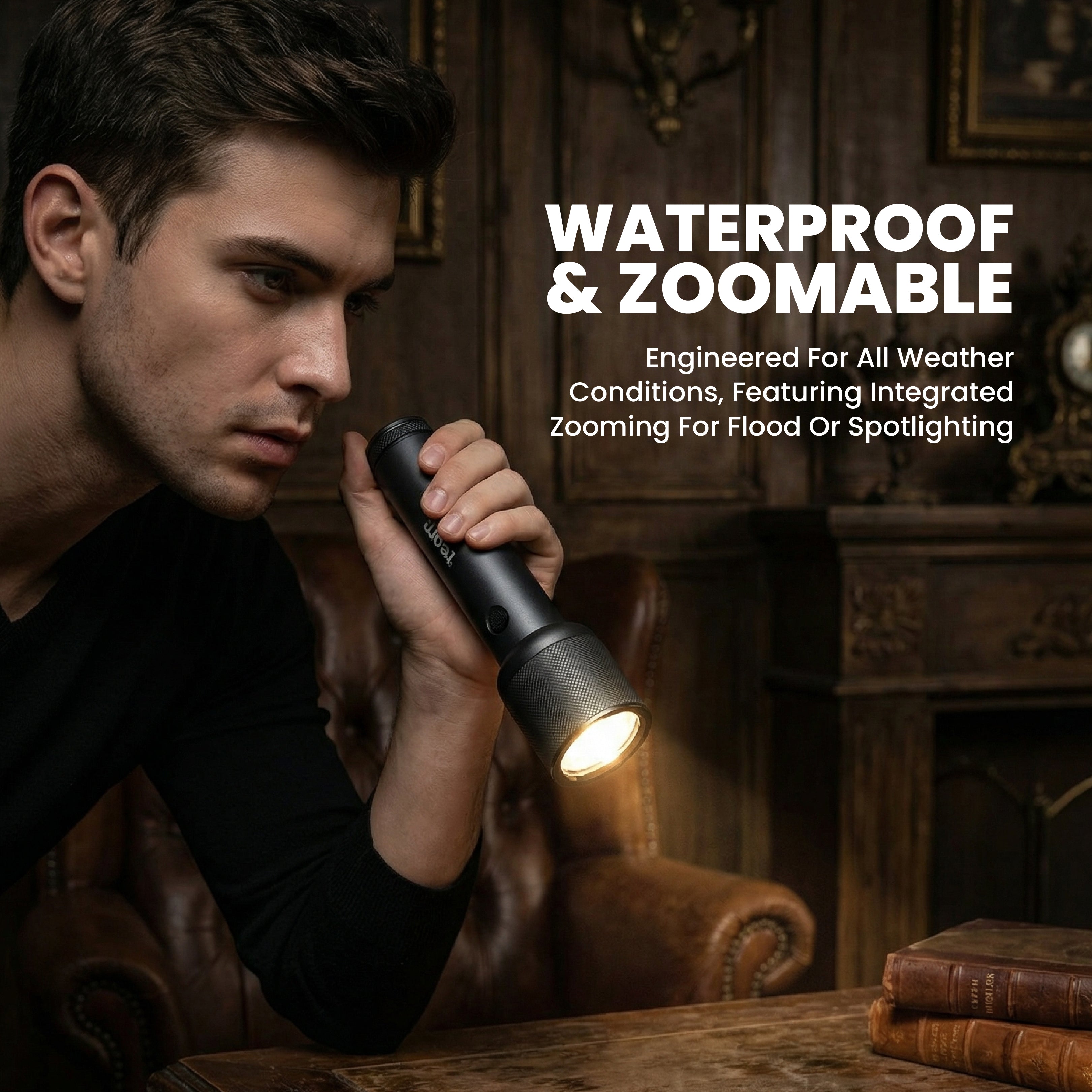 Zoomable LED Flashlight