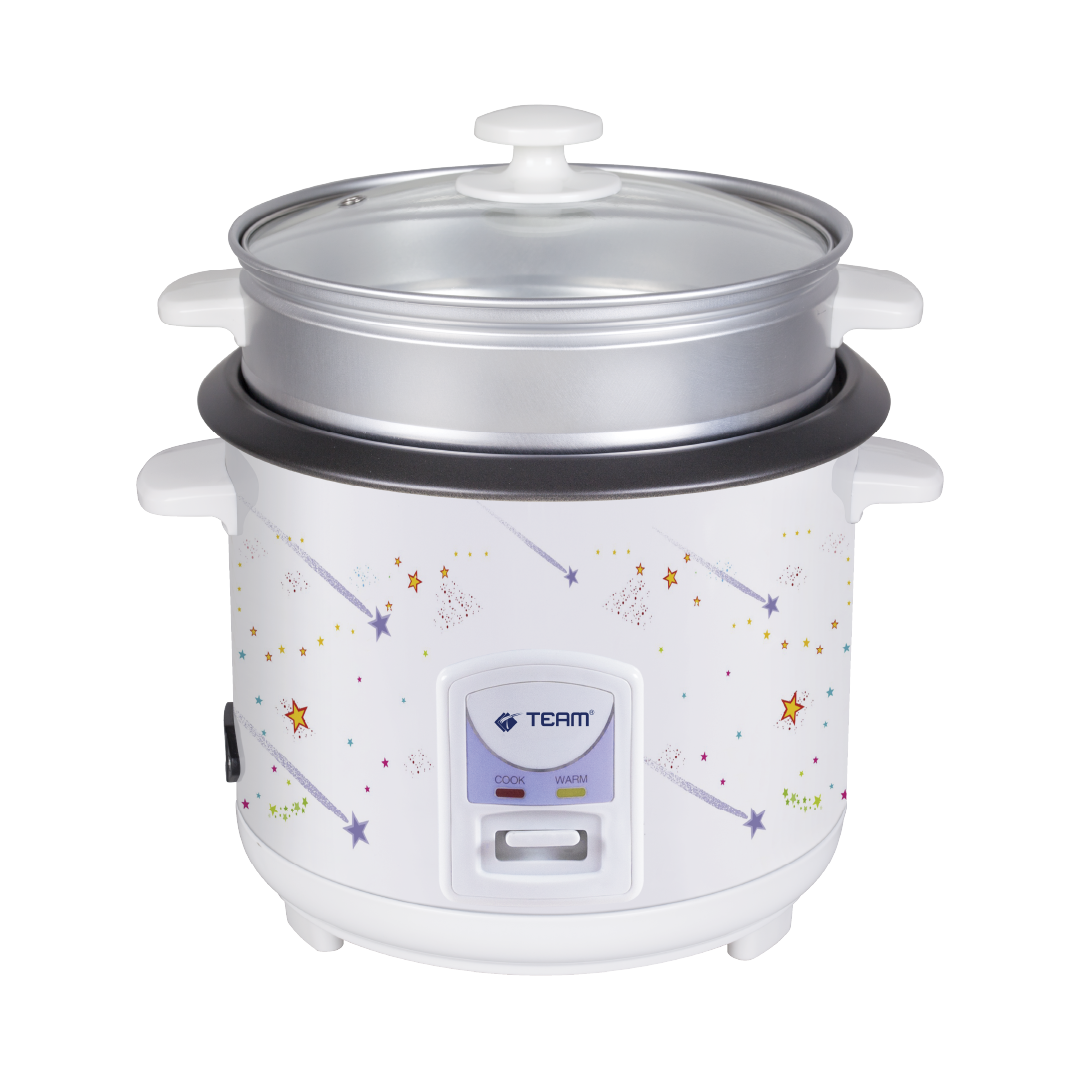 1.8L Rice Cooker with Steamer