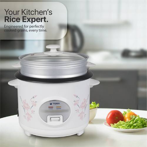 2.8L Rice Cooker with Steamer