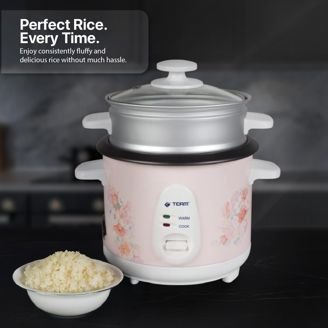 0.6L Rice Cooker with Steamer