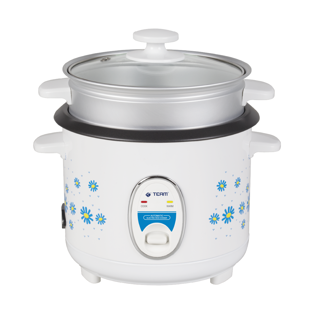 1L Rice Cooker with Steamer