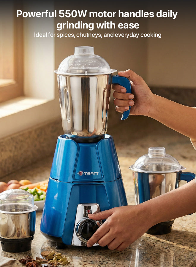 3 IN 1 Mixer Grinder | 550W  Elina