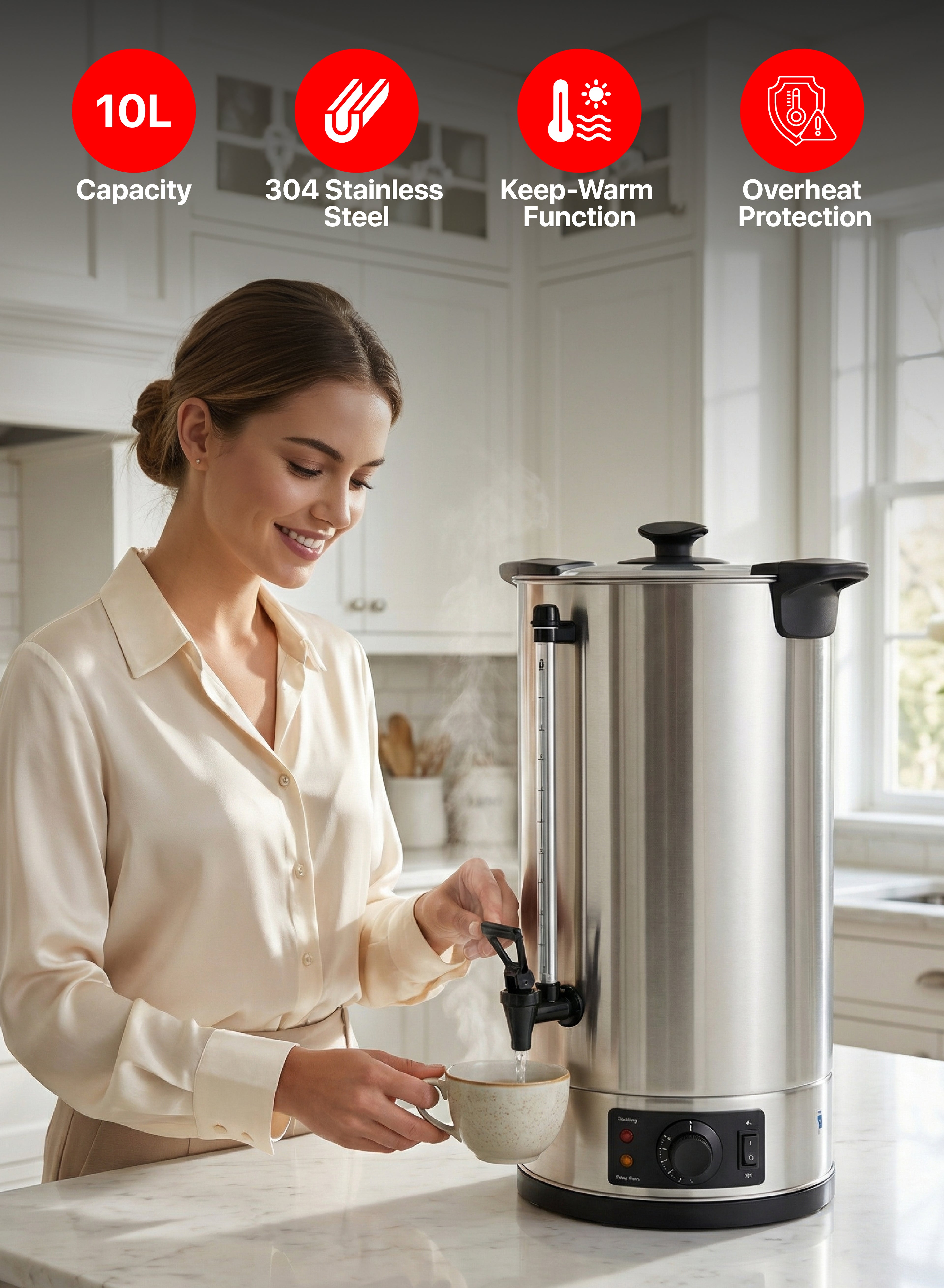 10L Electric Water Boiler