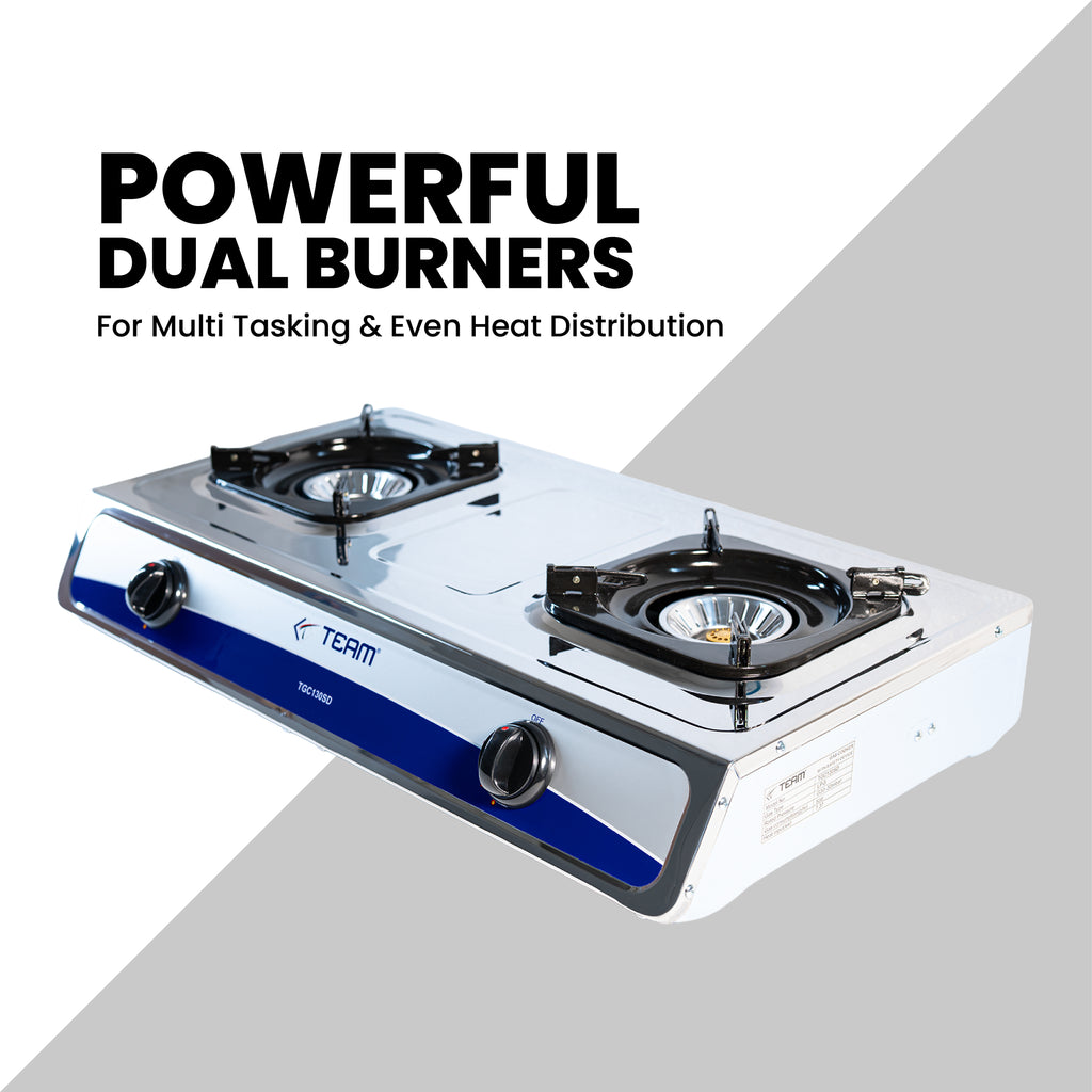 Double Burner Gas Cooker
