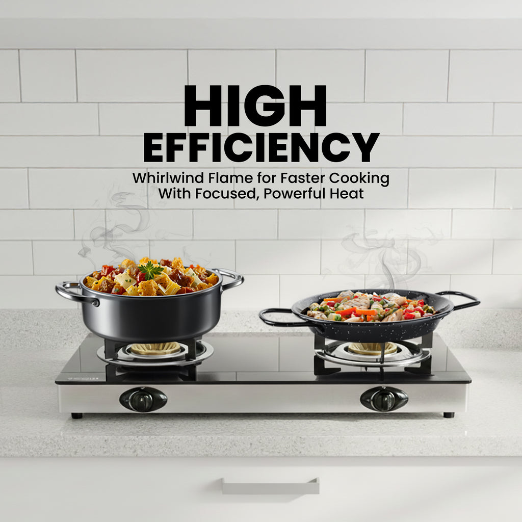 Double Burner Gas Cooker