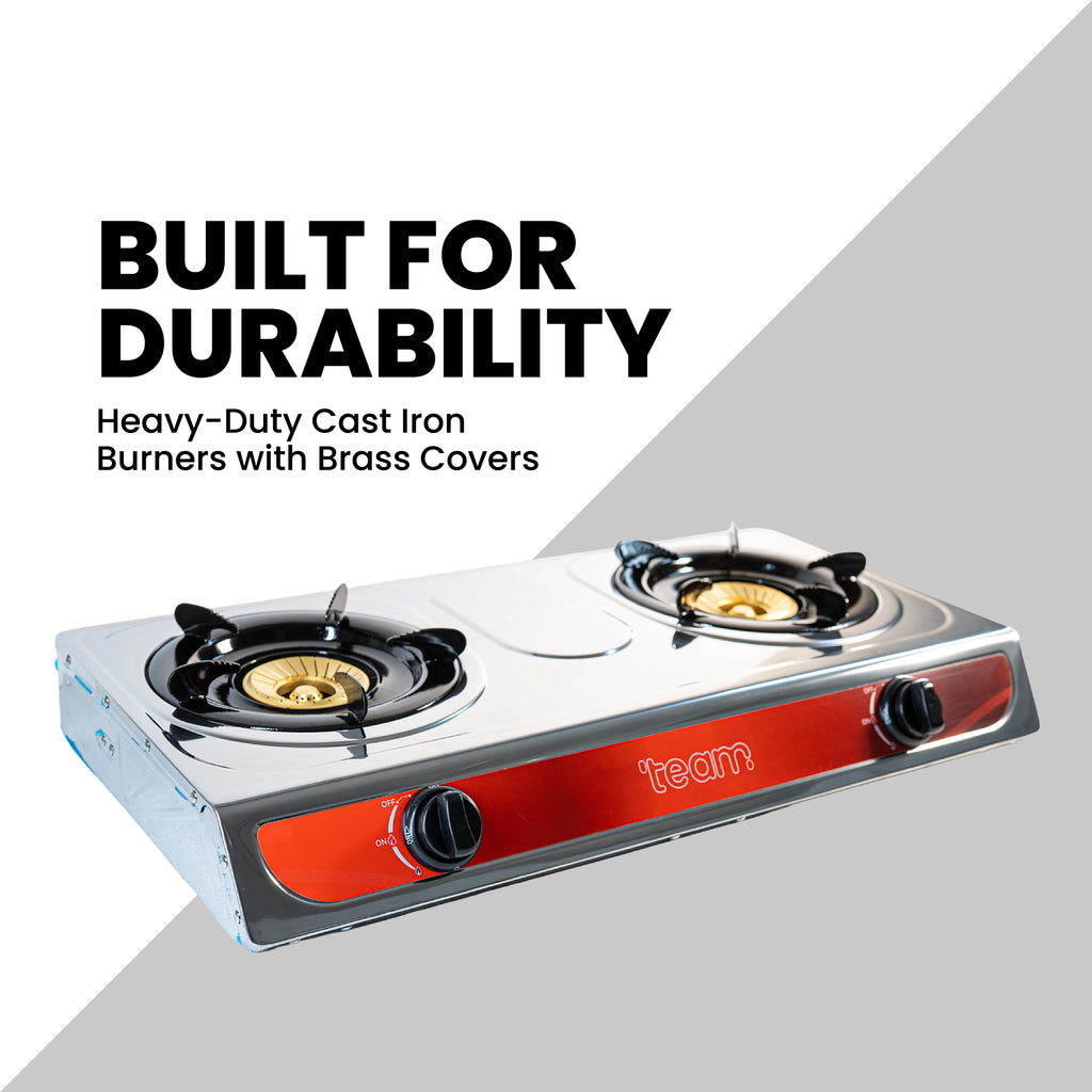 Double Burner Gas Stove