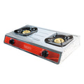 Stainless Steel Double Burner Gas Stove