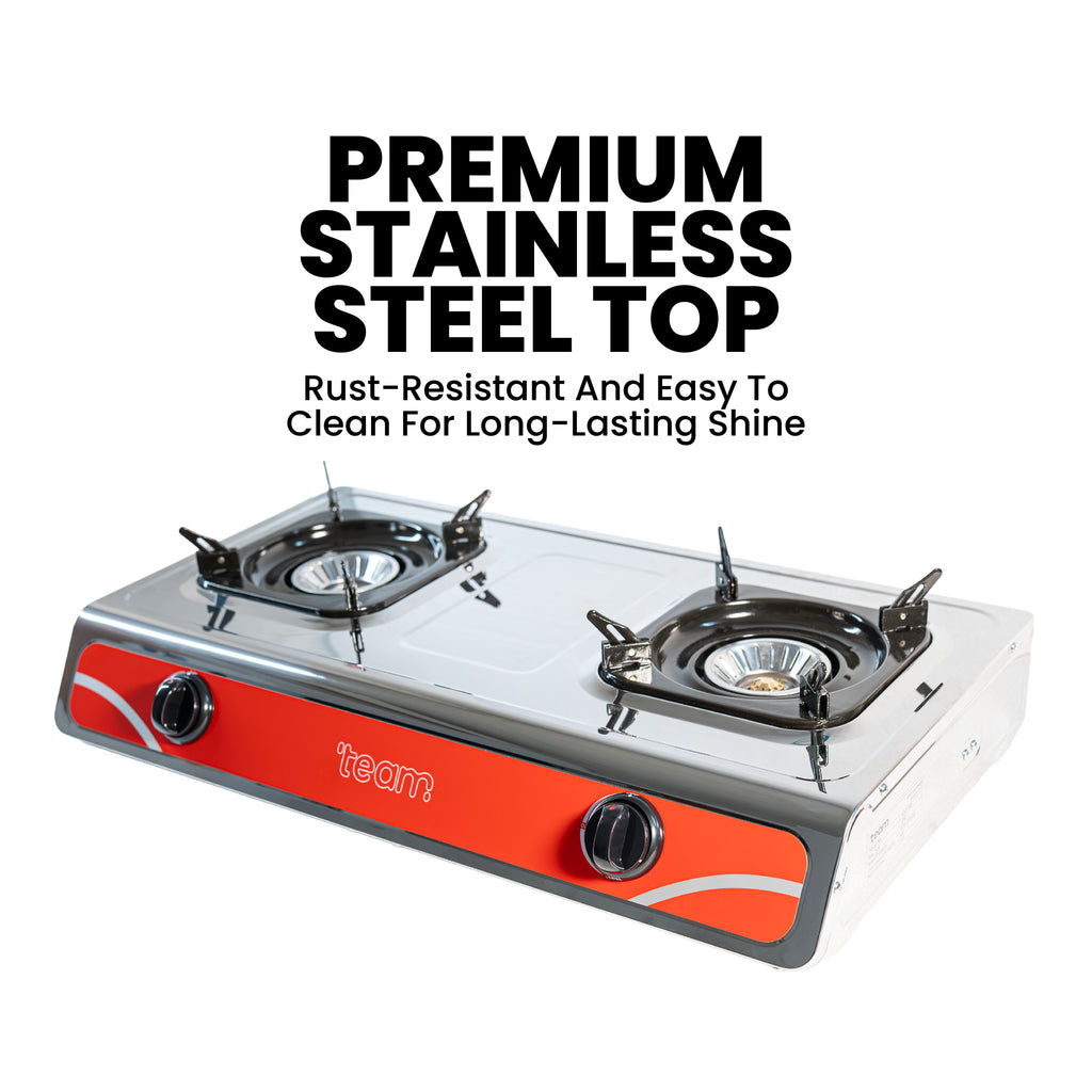 Double Burner Gas Stove