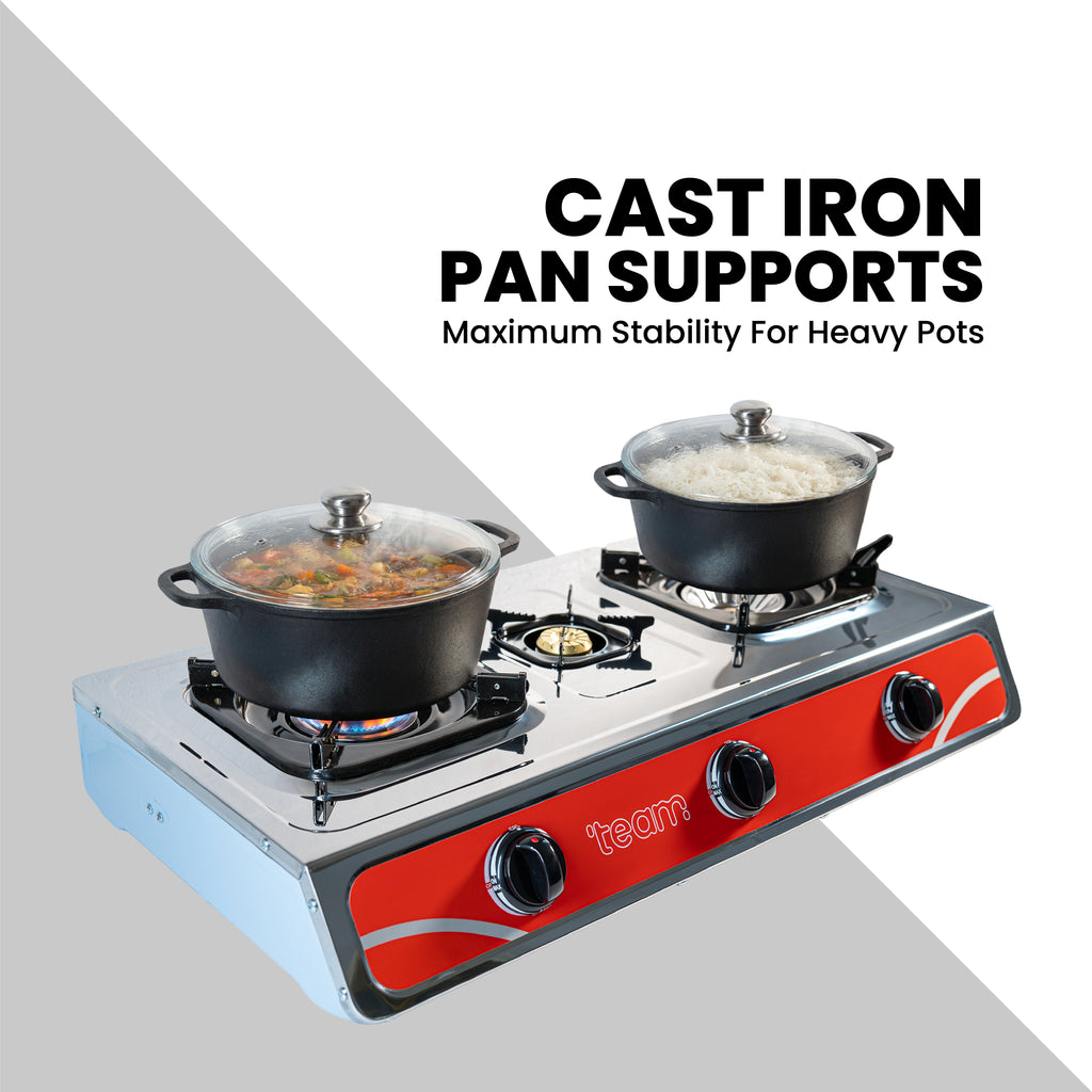 Triple Burner Gas Cooker