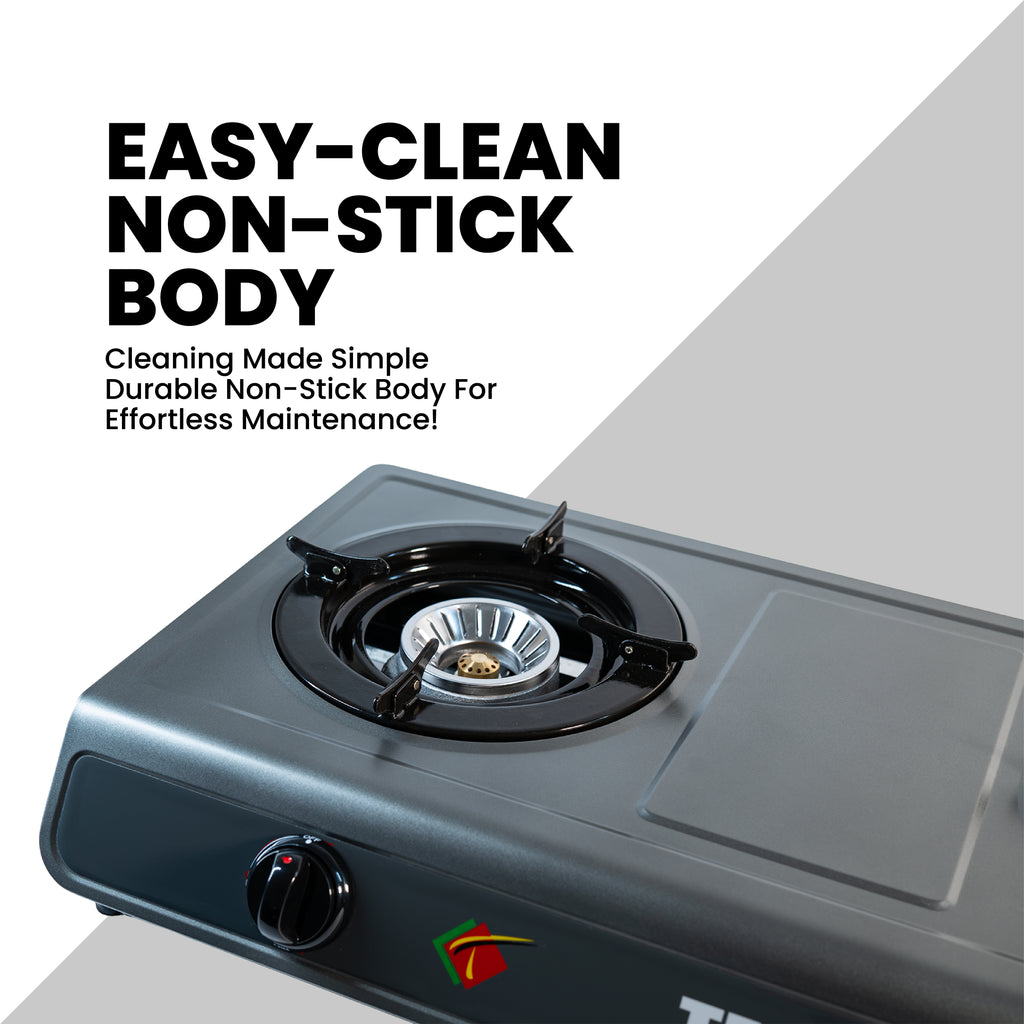 Gas Cooker Non-Stick Double Burner