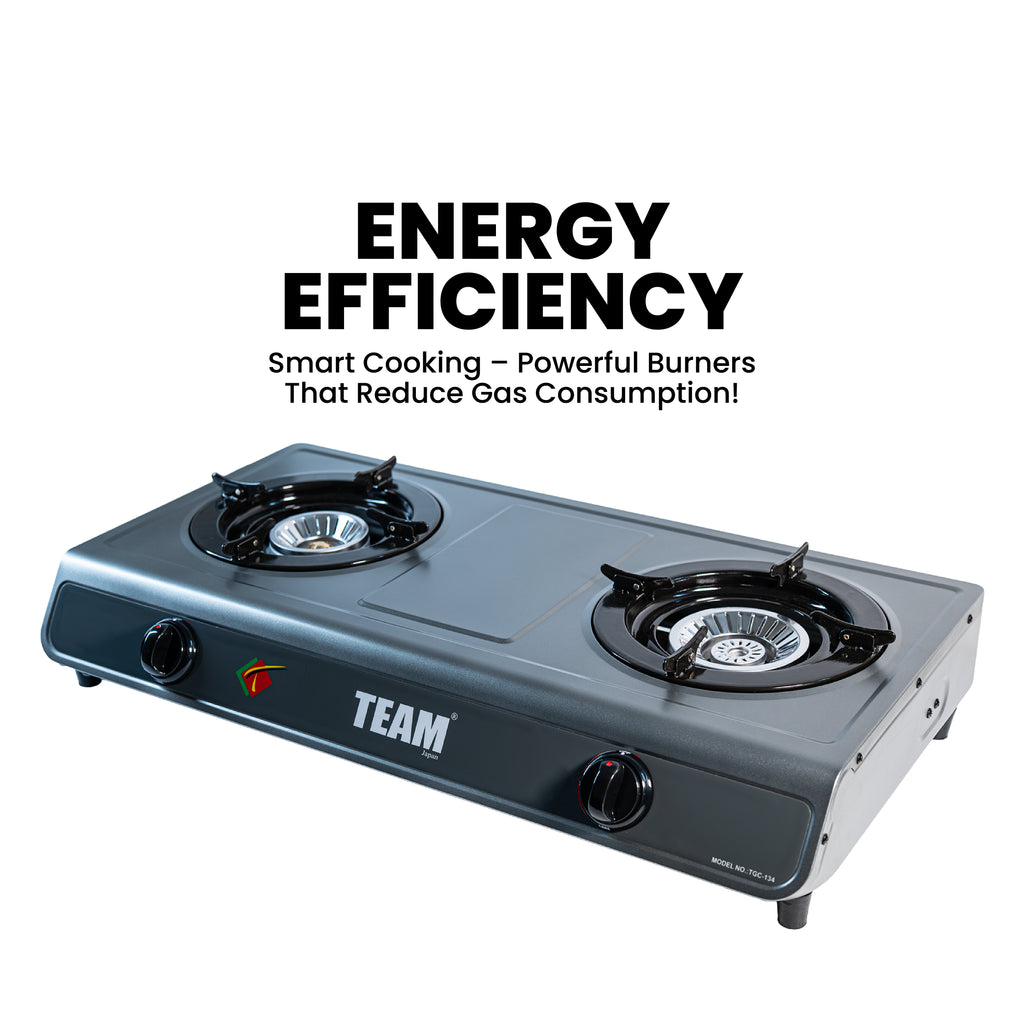 Gas Cooker Non-Stick Double Burner