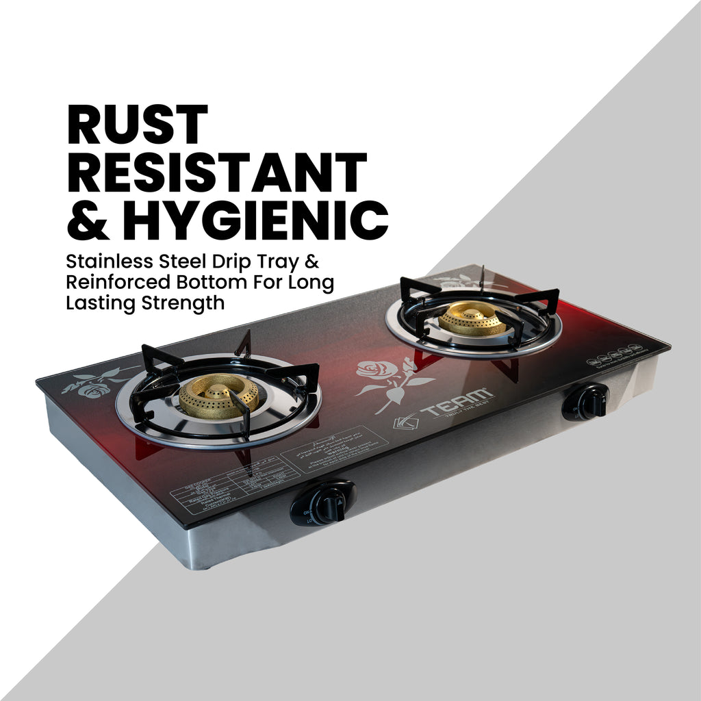 Tempered Glass Gas Stove
