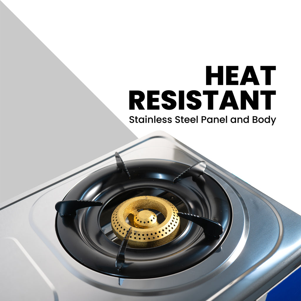 Staineless Steel 2-Burner Stove