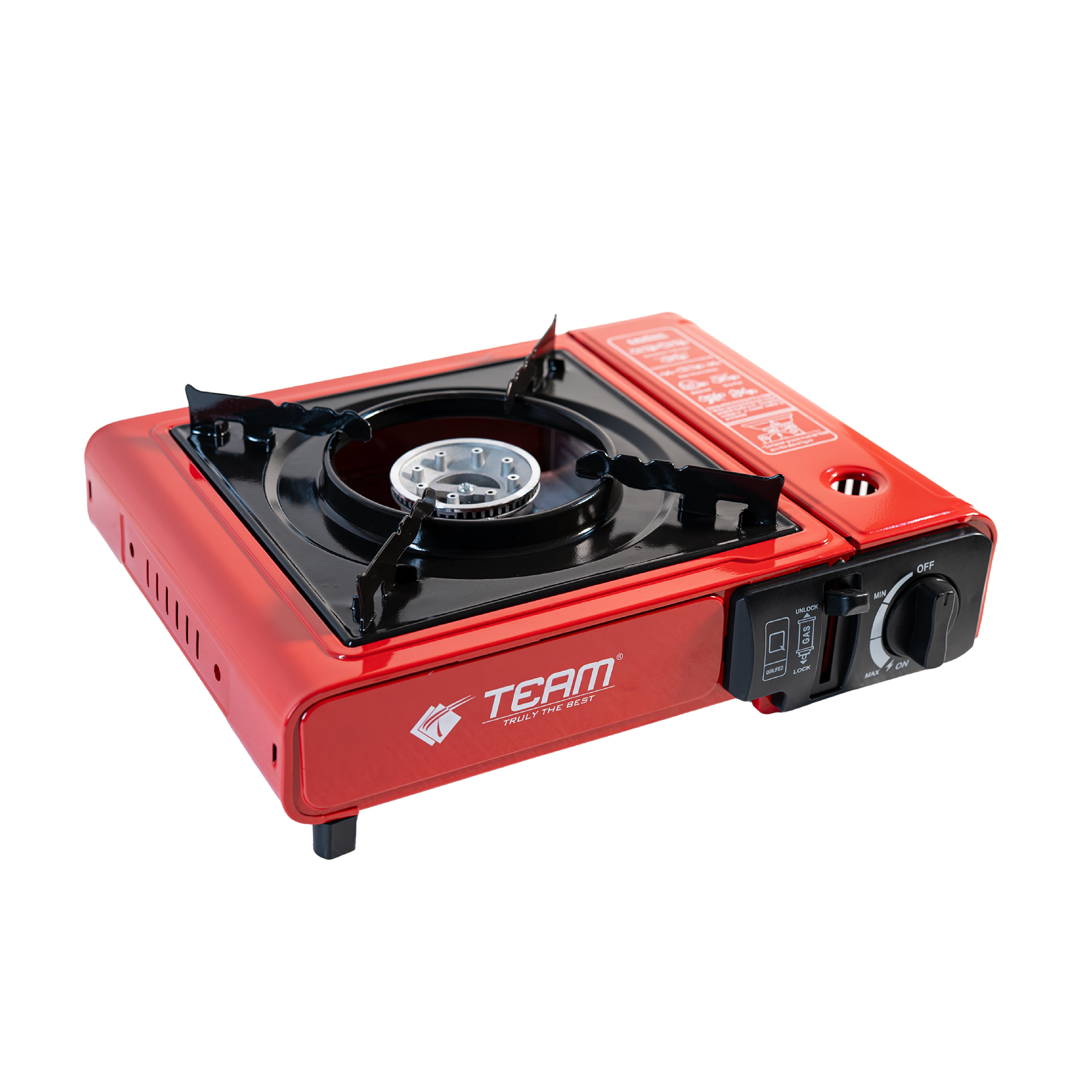 Portable Camp Gas Stove Red