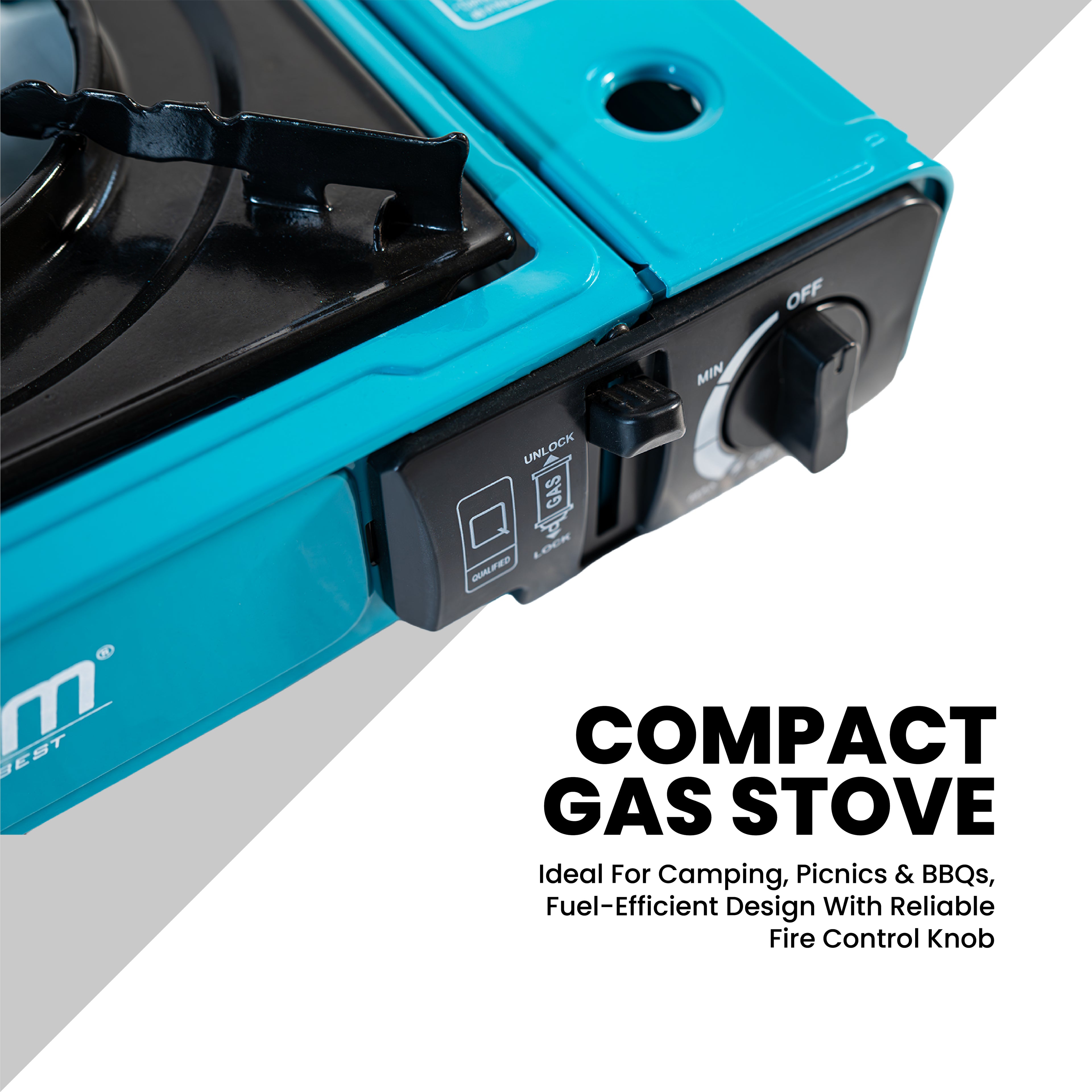 Portable Camp Gas Stove Blue
