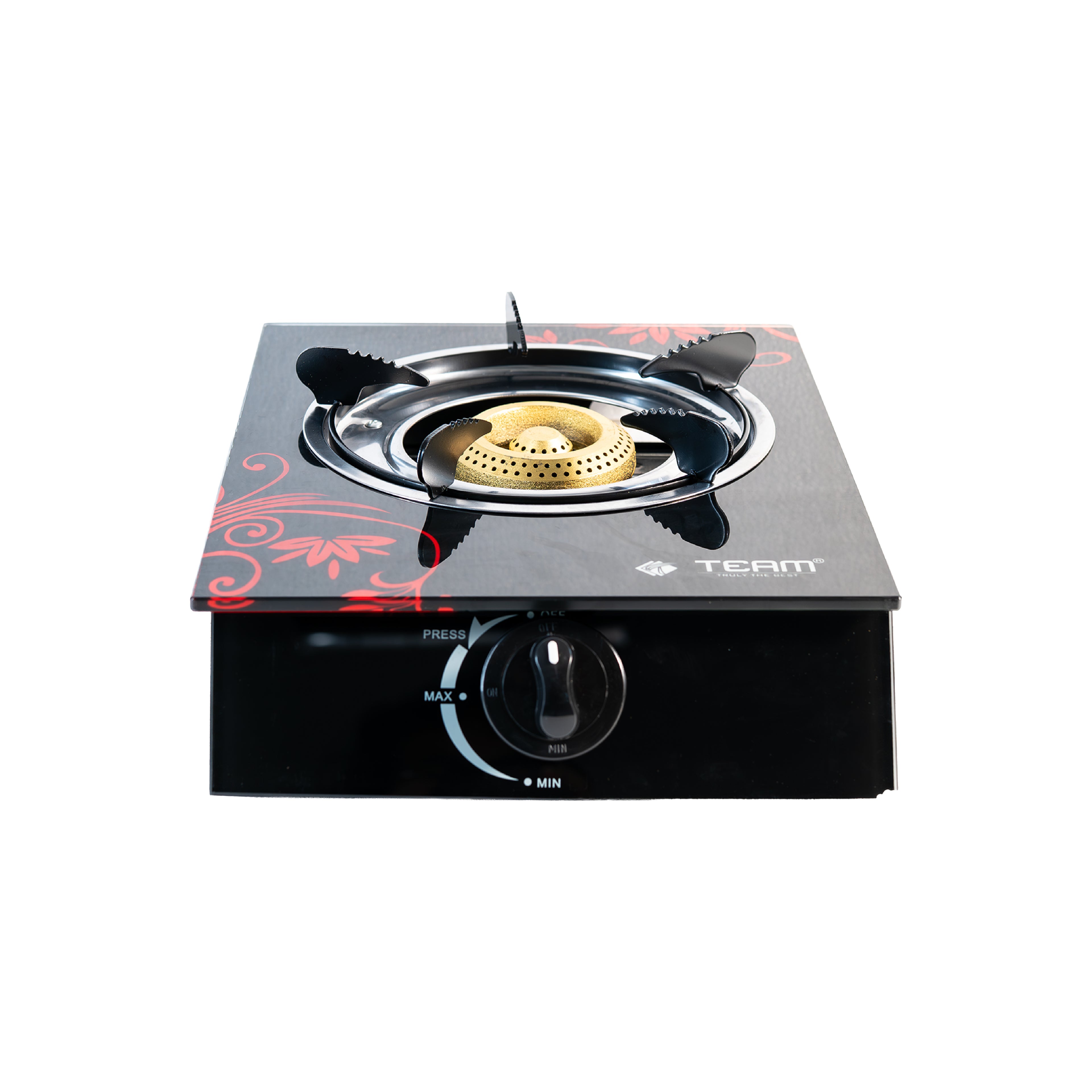 Single Burner Glass Top Gas Stove