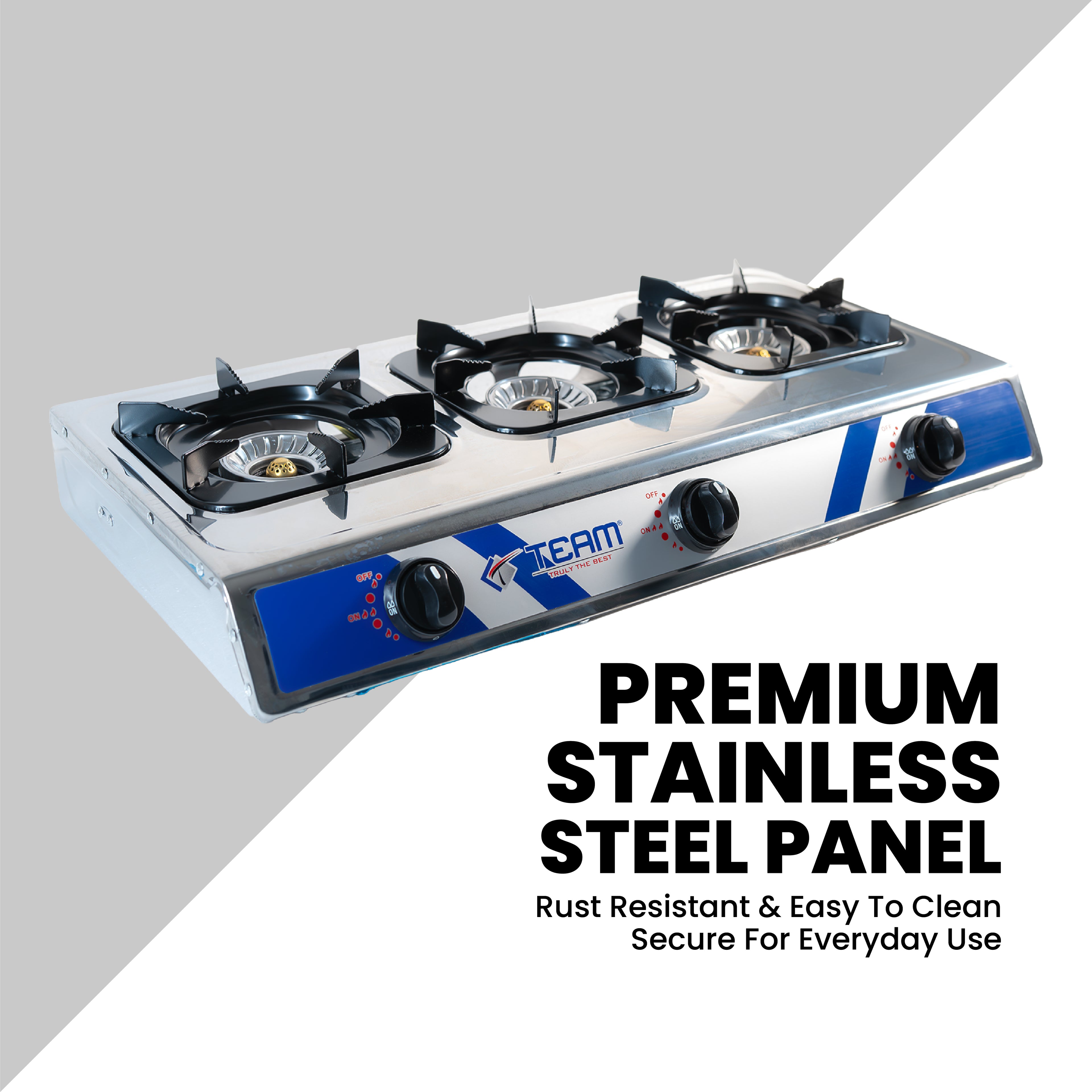 Triple Burner Gas Stove