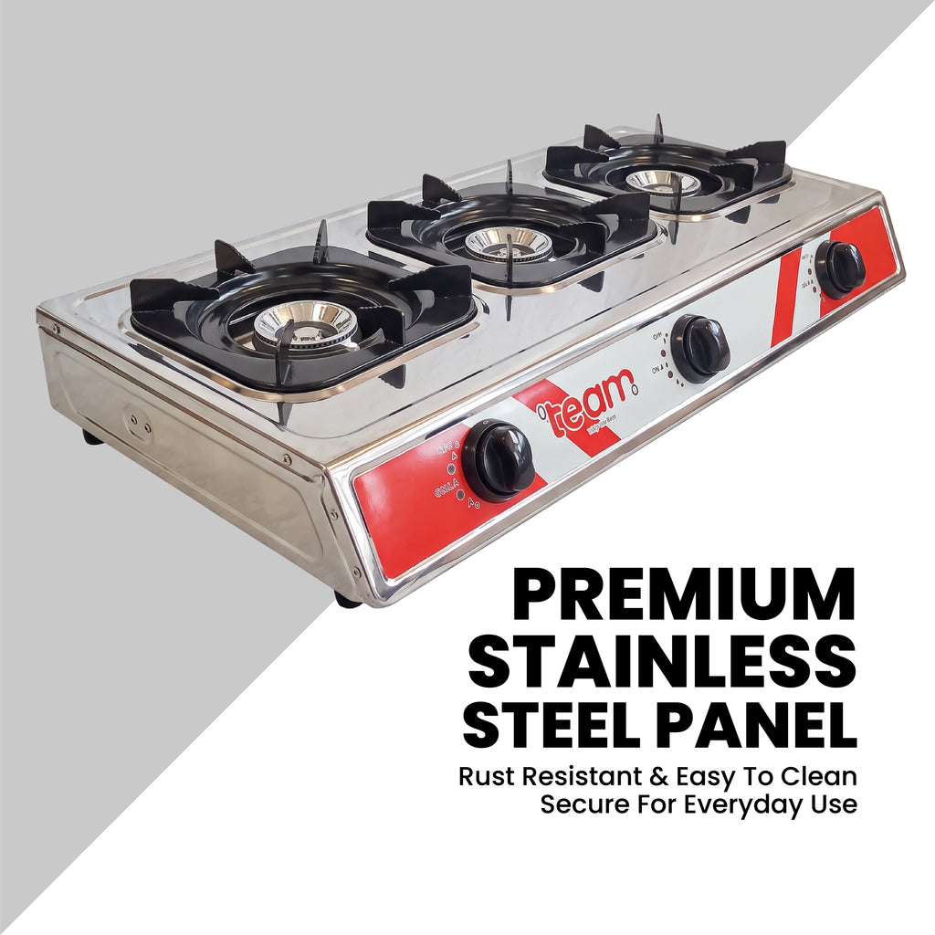 Triple Burner Gas Stove