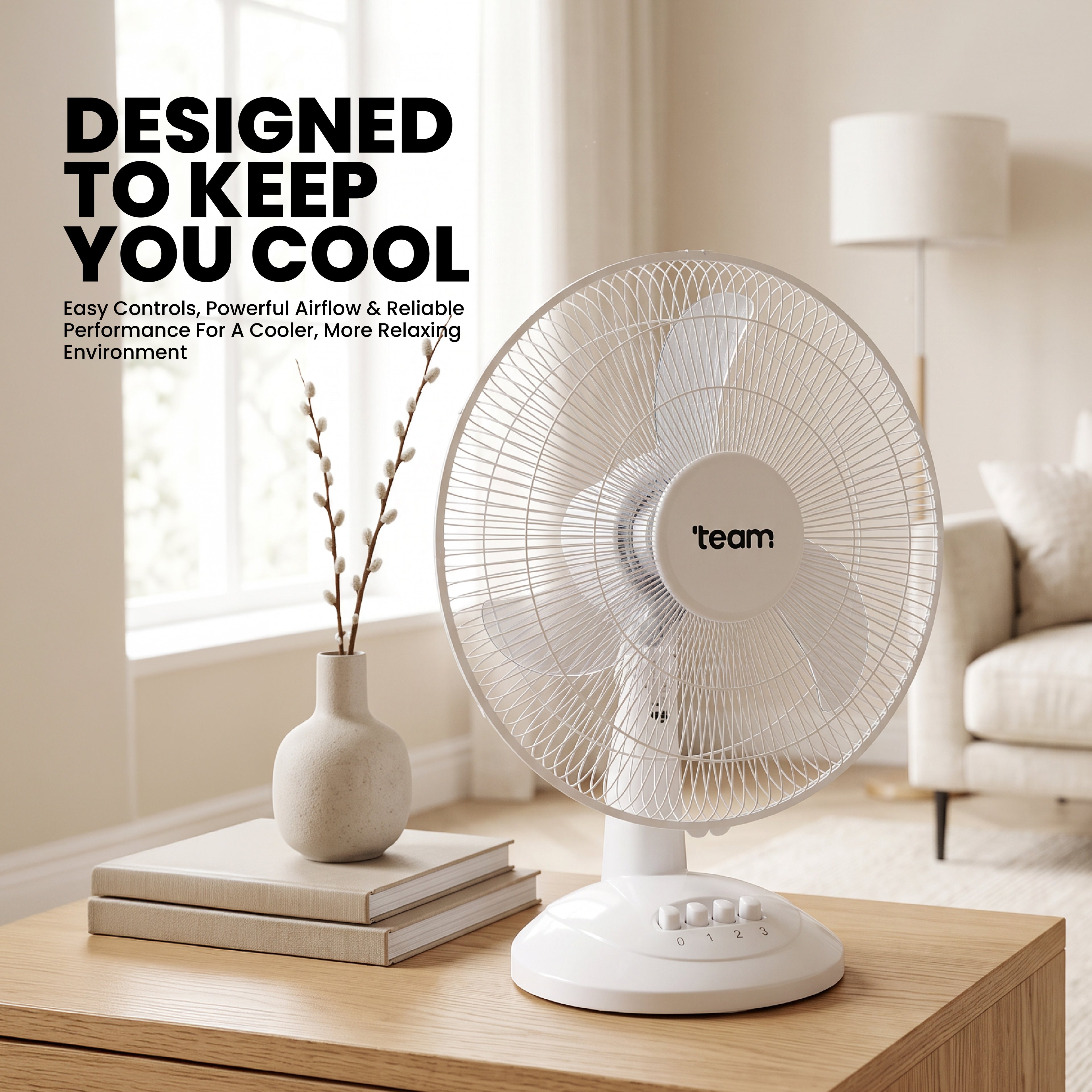 16" Table Fan with 3 speed control