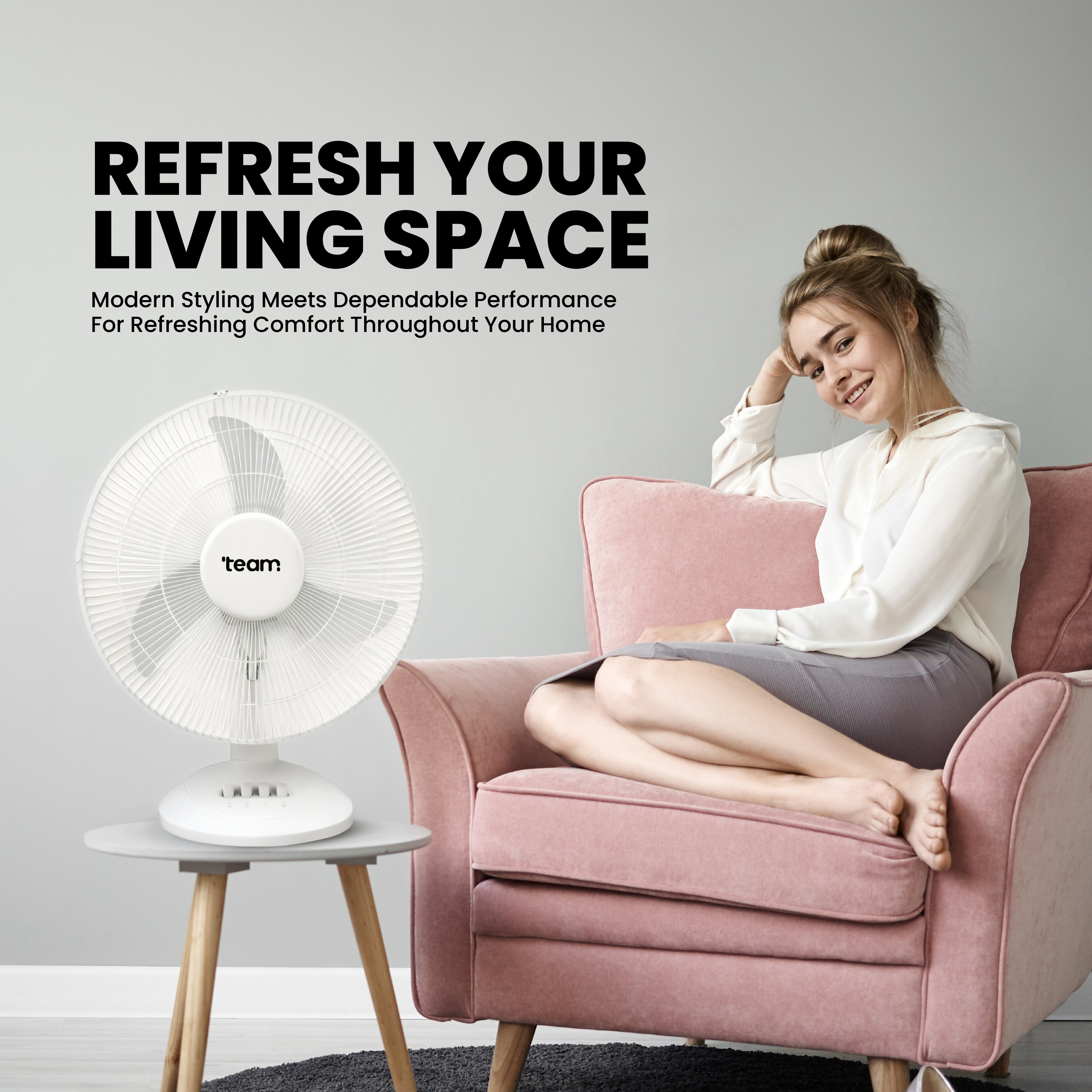 16" Table Fan with 3 speed control