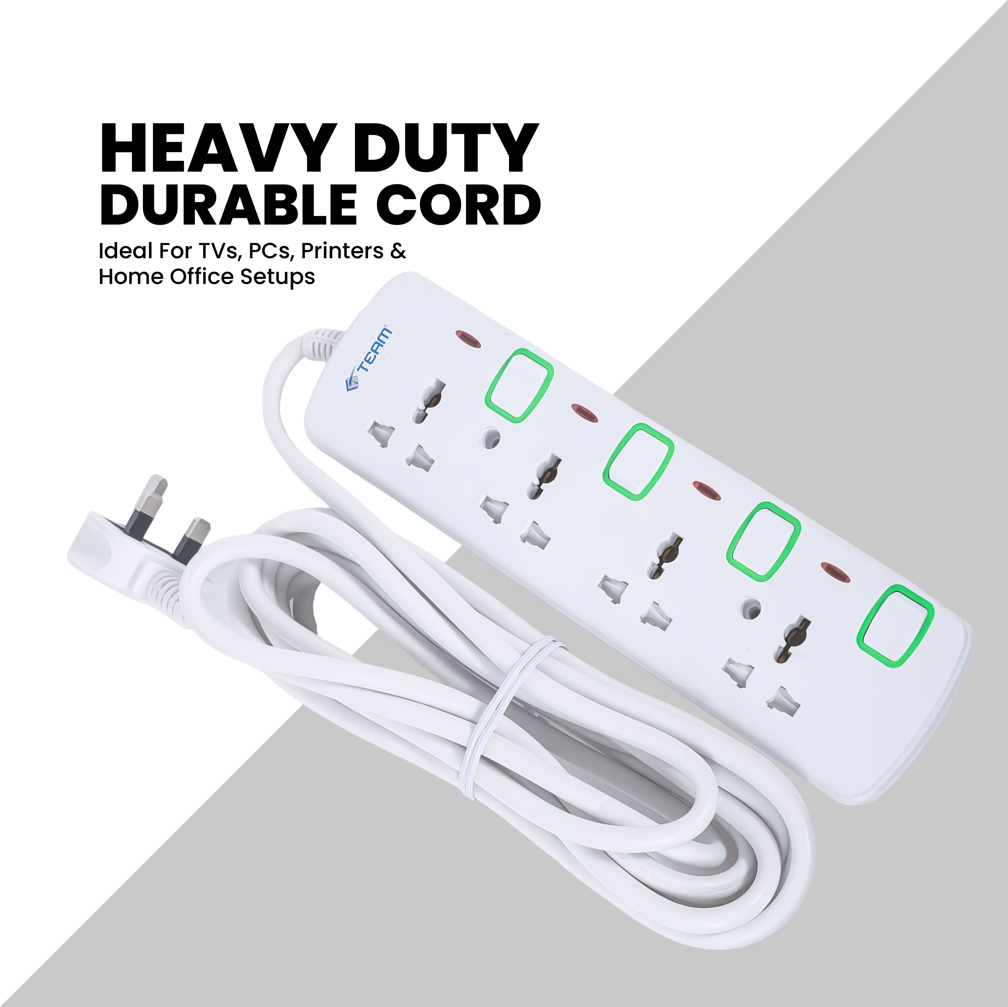 4‑Way Extension Socket 5M