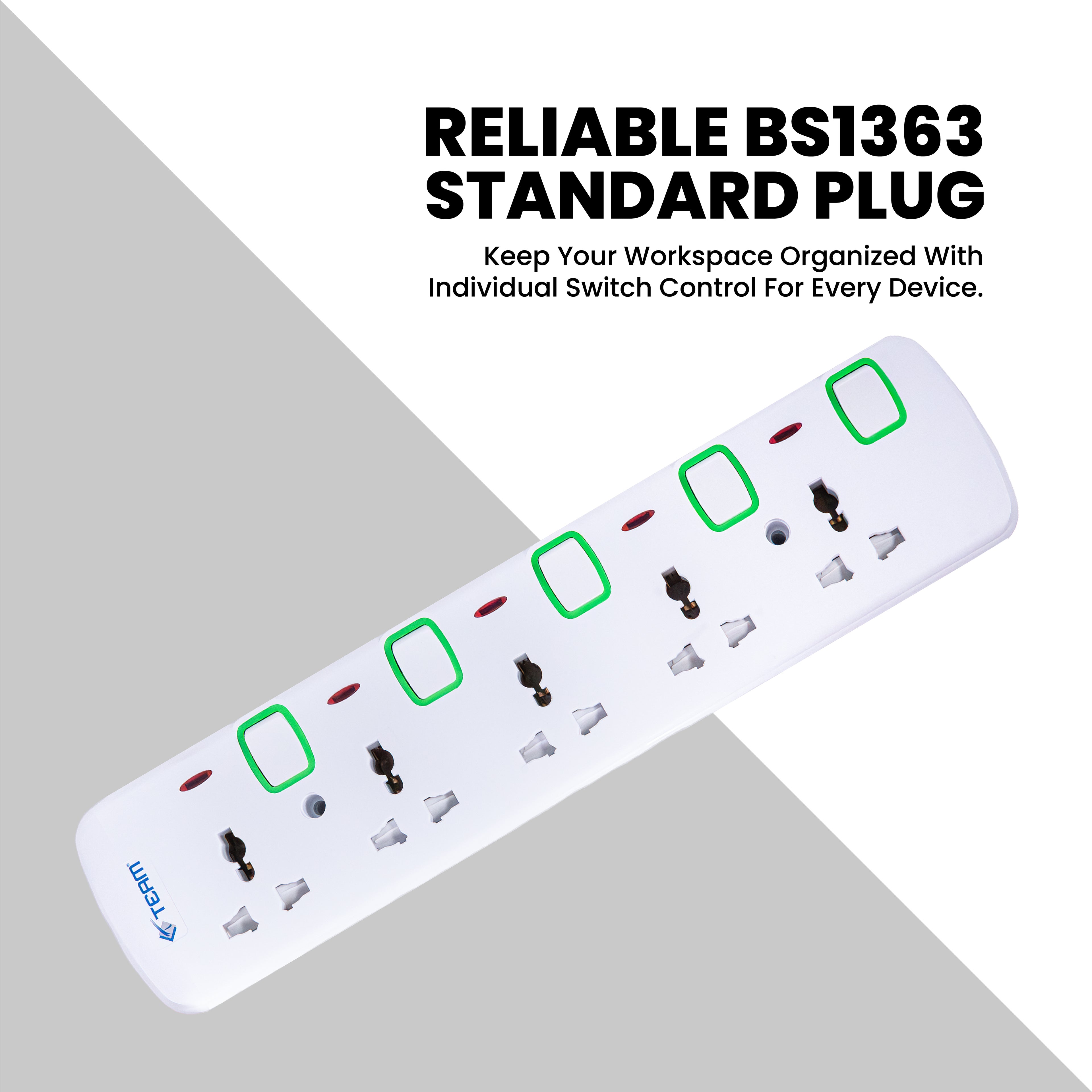 Extension Socket 5 Way - 3M