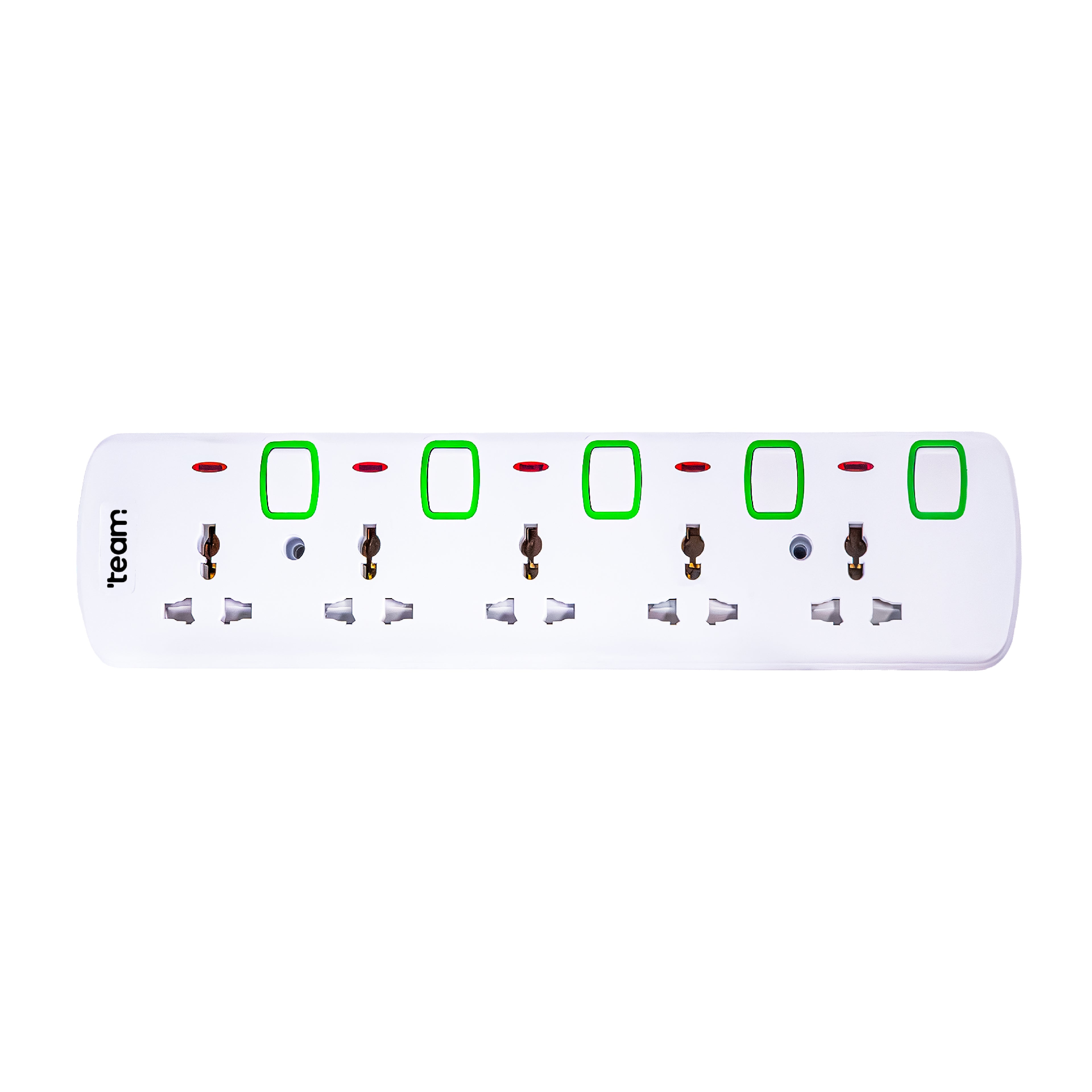 Extension Socket 5M with 5 Universal Outlets & 3 USB Ports