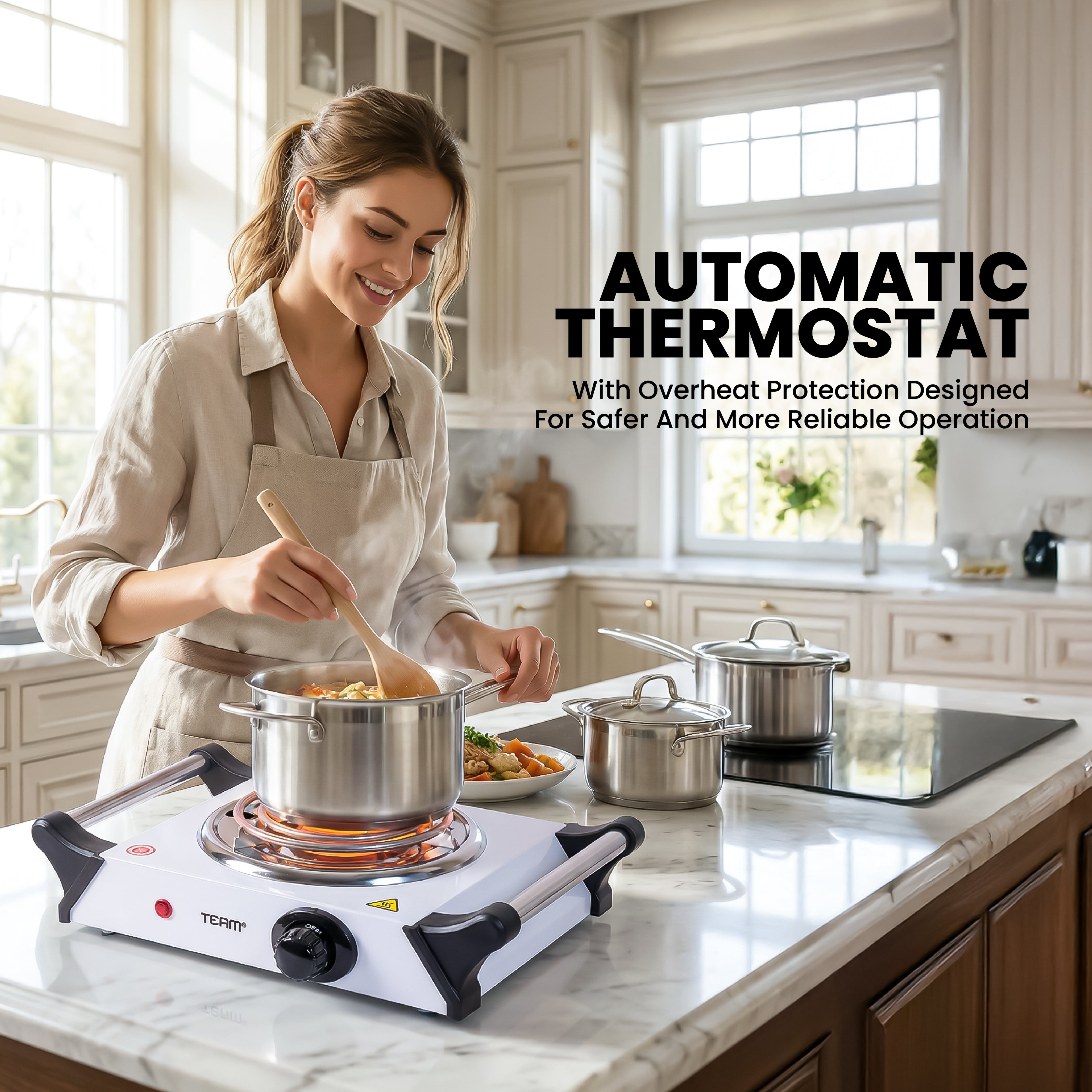 Single Hot Plate Spiral 1000W