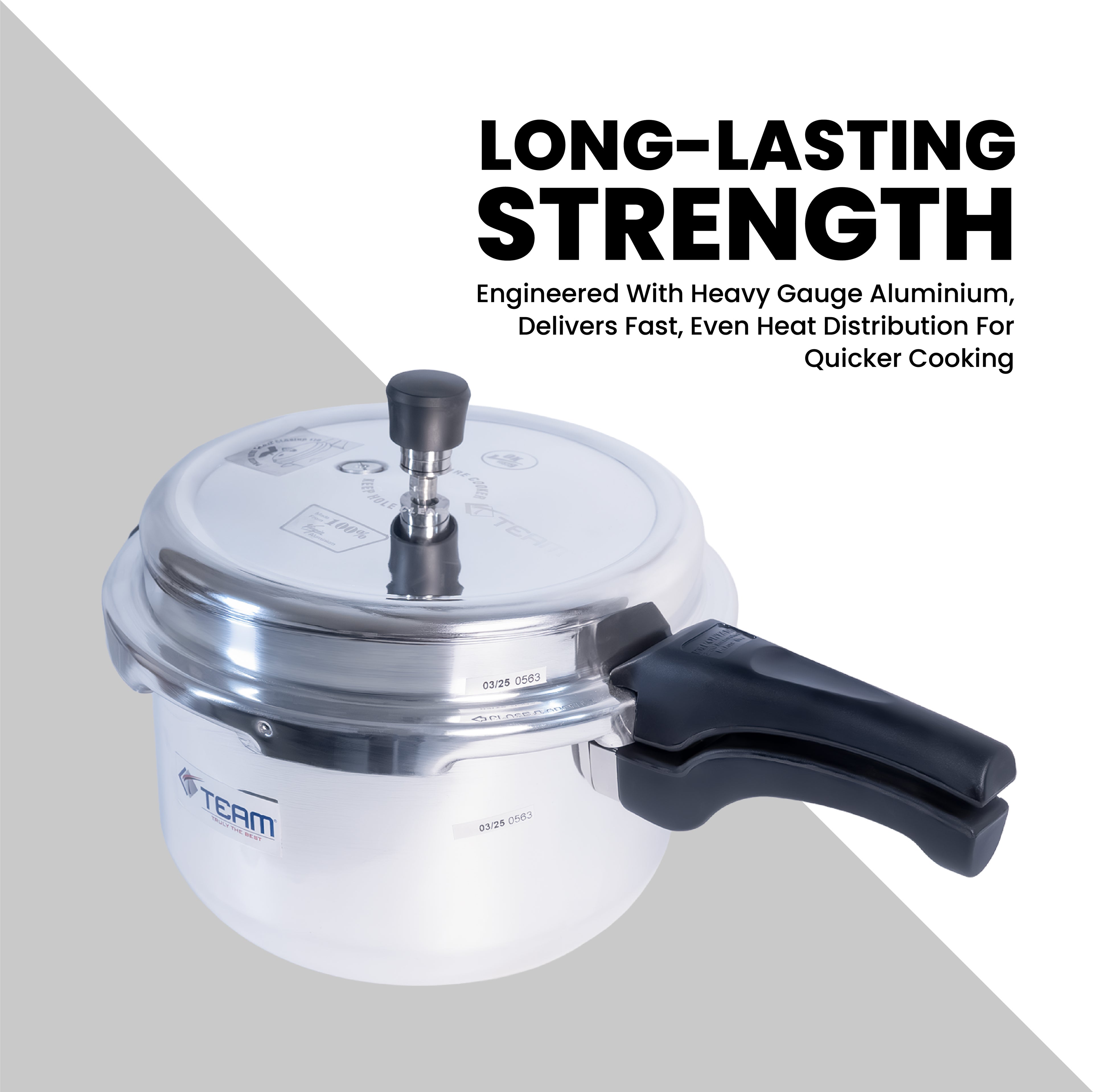 Aluminium Pressure Cooker 7.5L