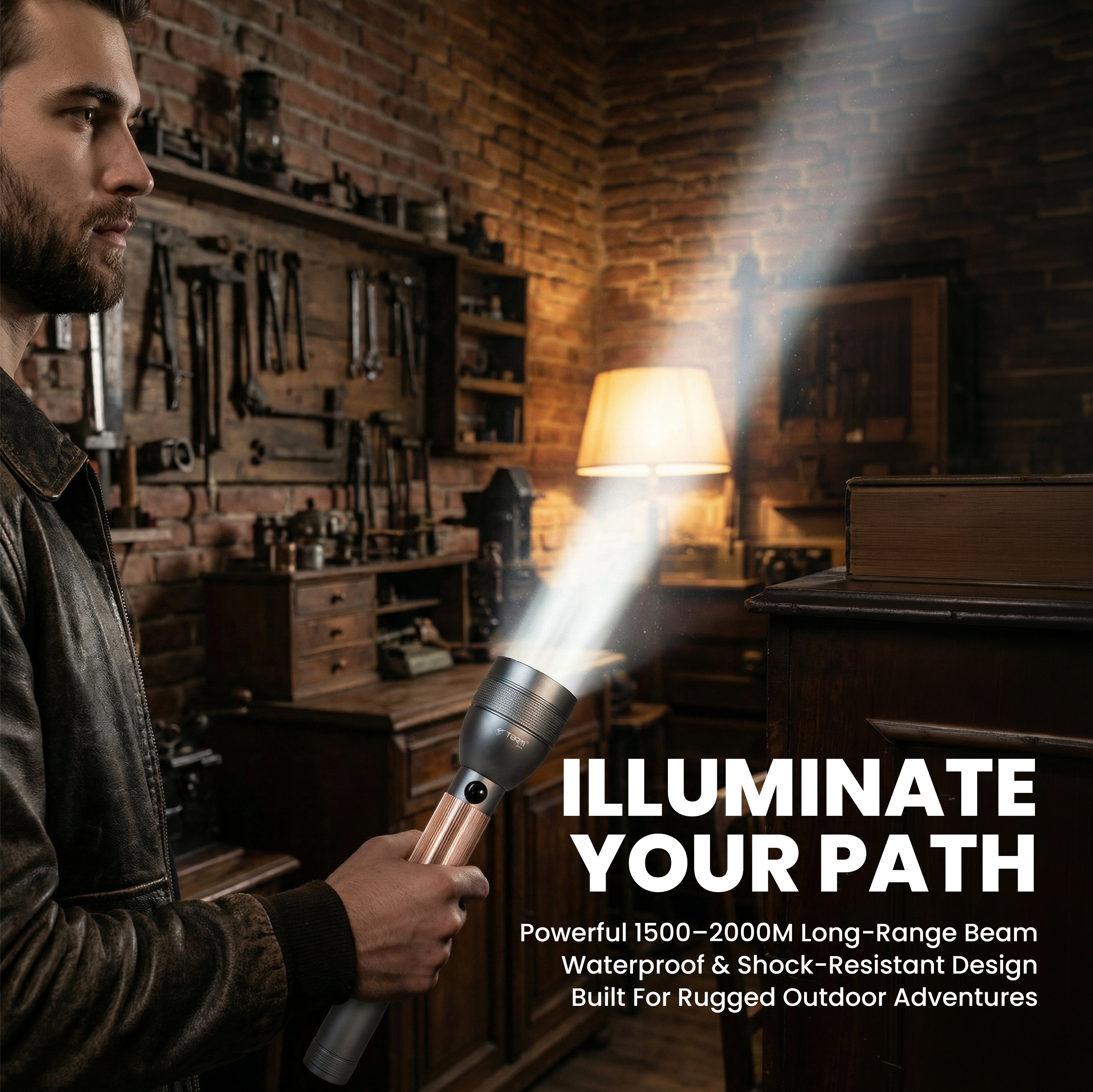 3 in 1 Rechargeable LED Flashlight