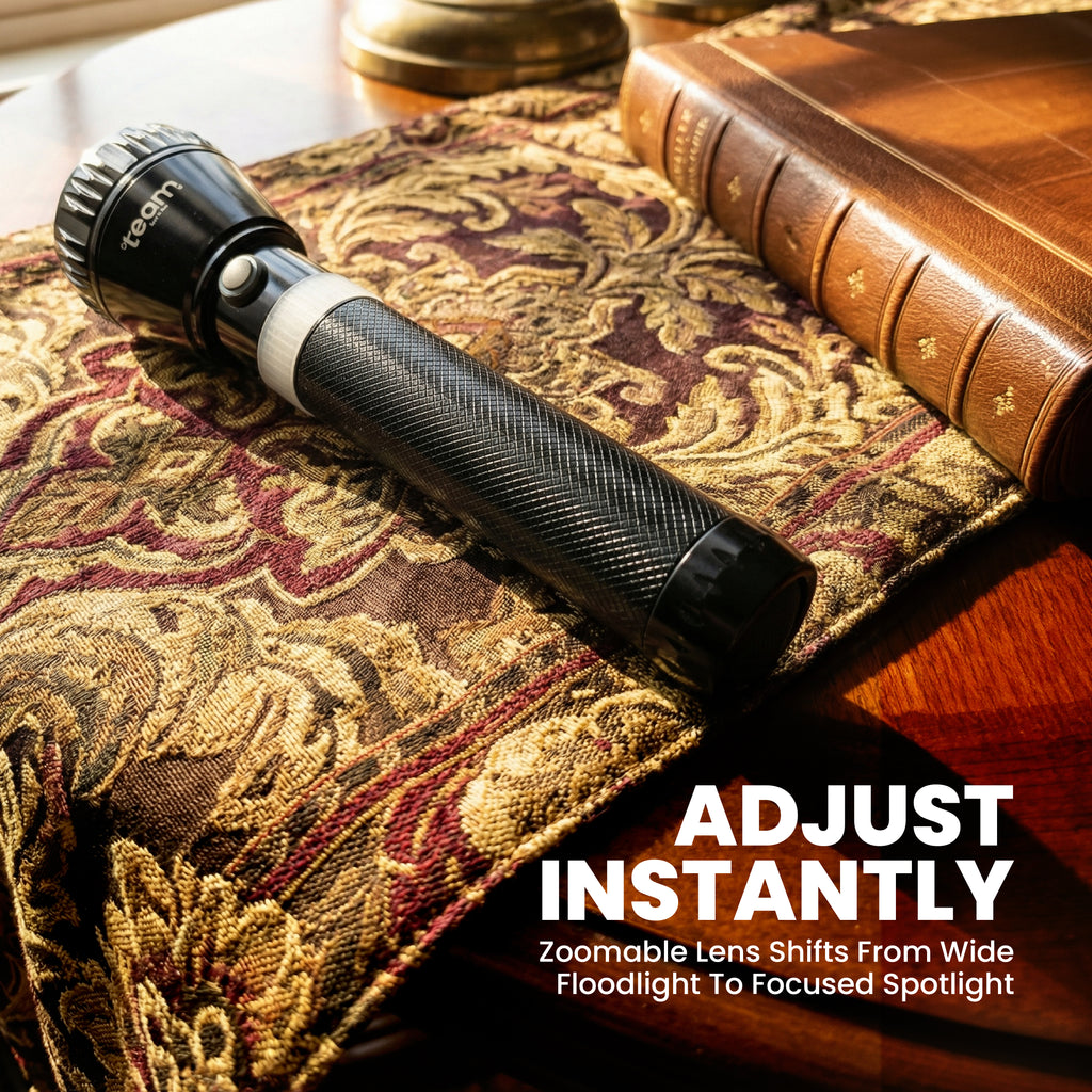 Zoomable LED Flashlight
