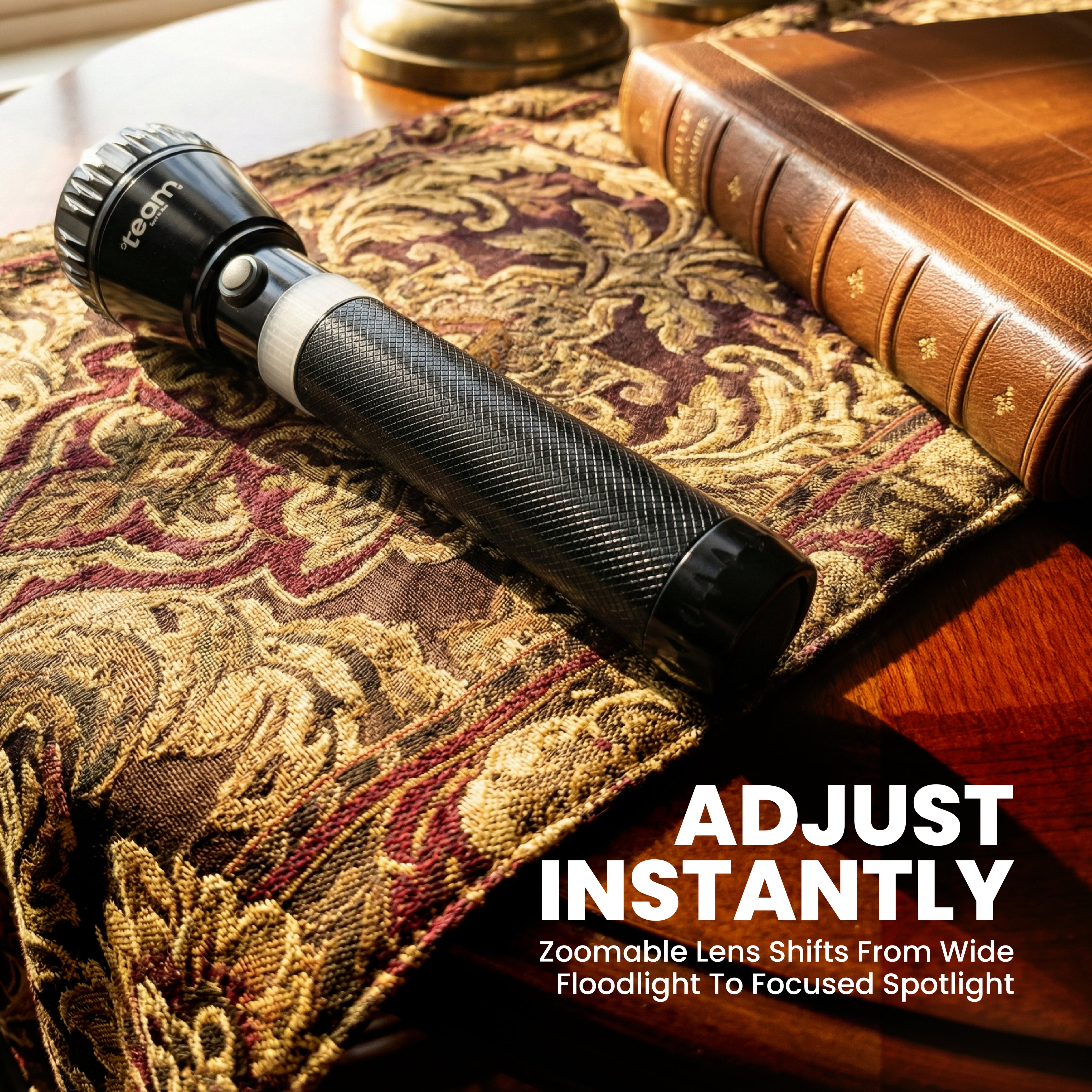 Zoomable LED Flashlight