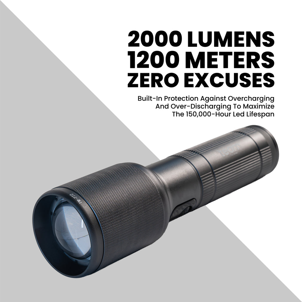 LED Rechargeable Laser Torch