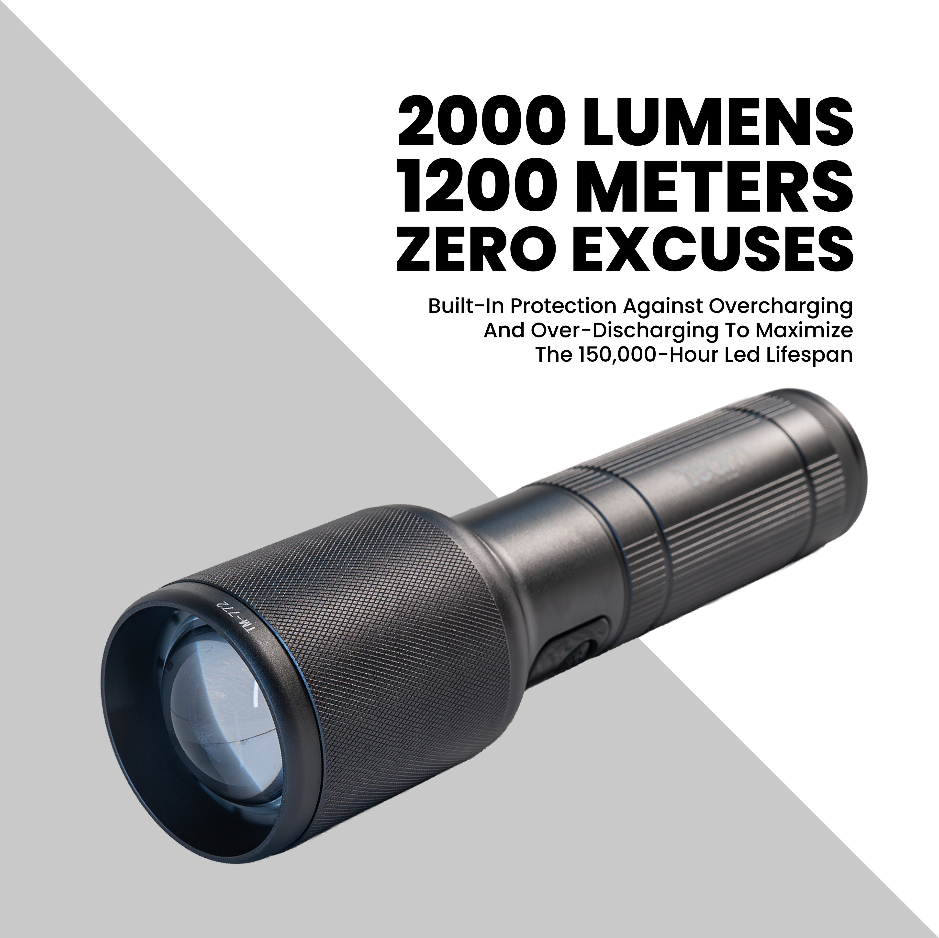 LED Rechargeable Laser Torch