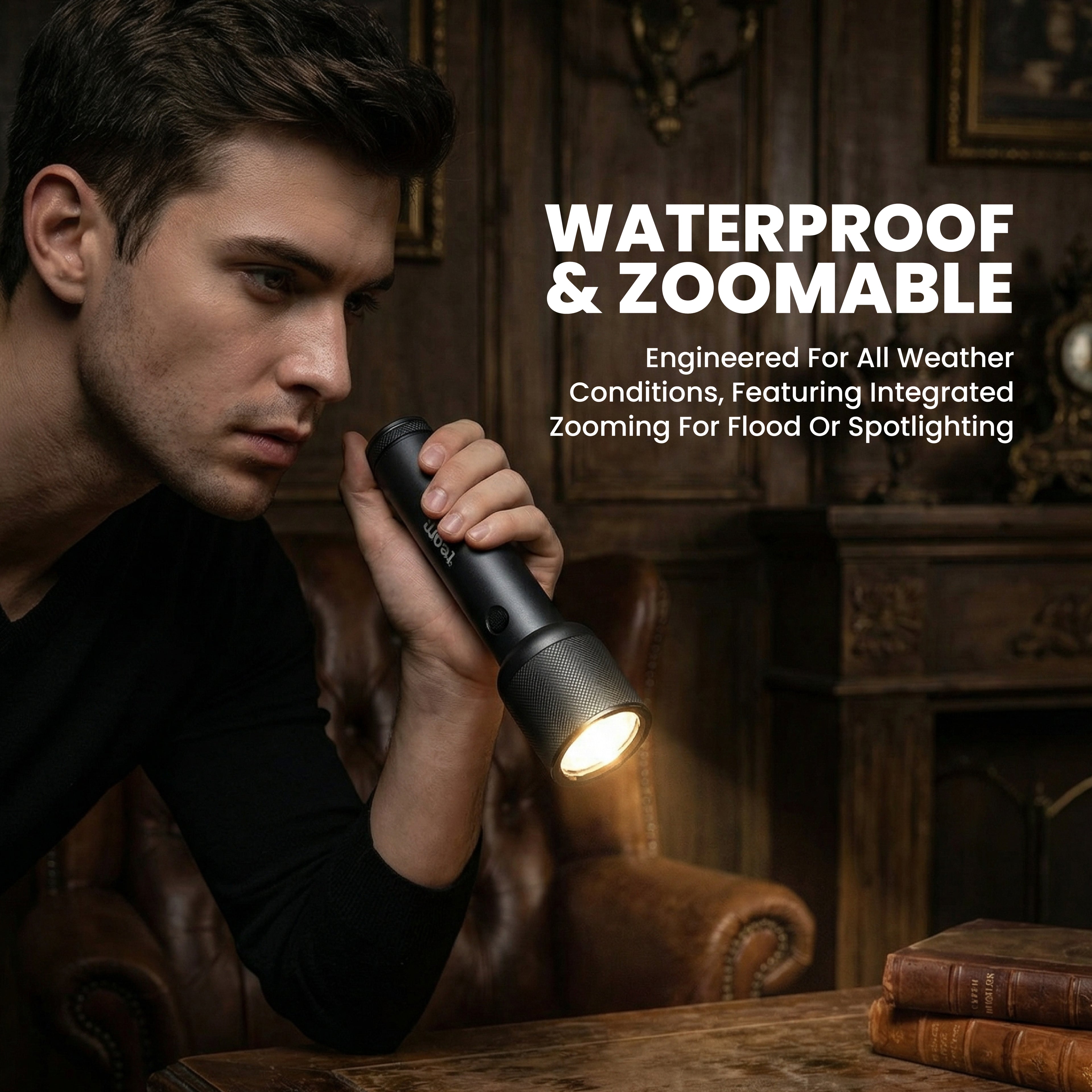 LED  Rechargeable Laser Torch