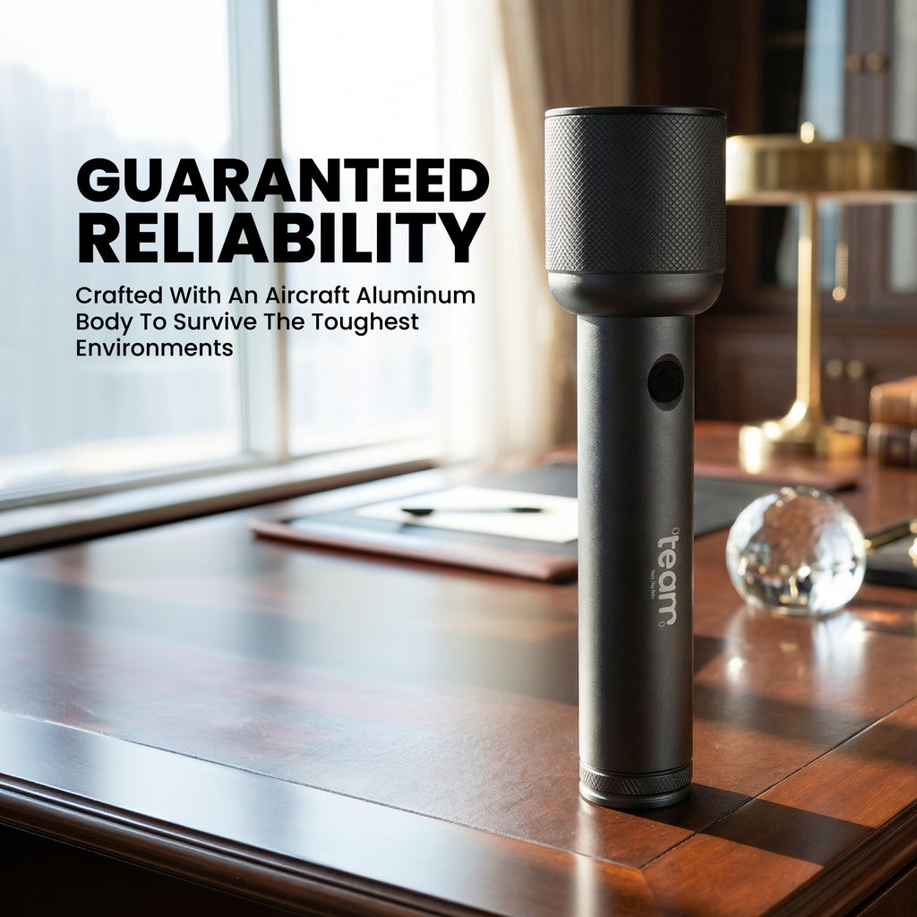 1500m High‑Power Waterproof Torch with Super Bright CREE LED