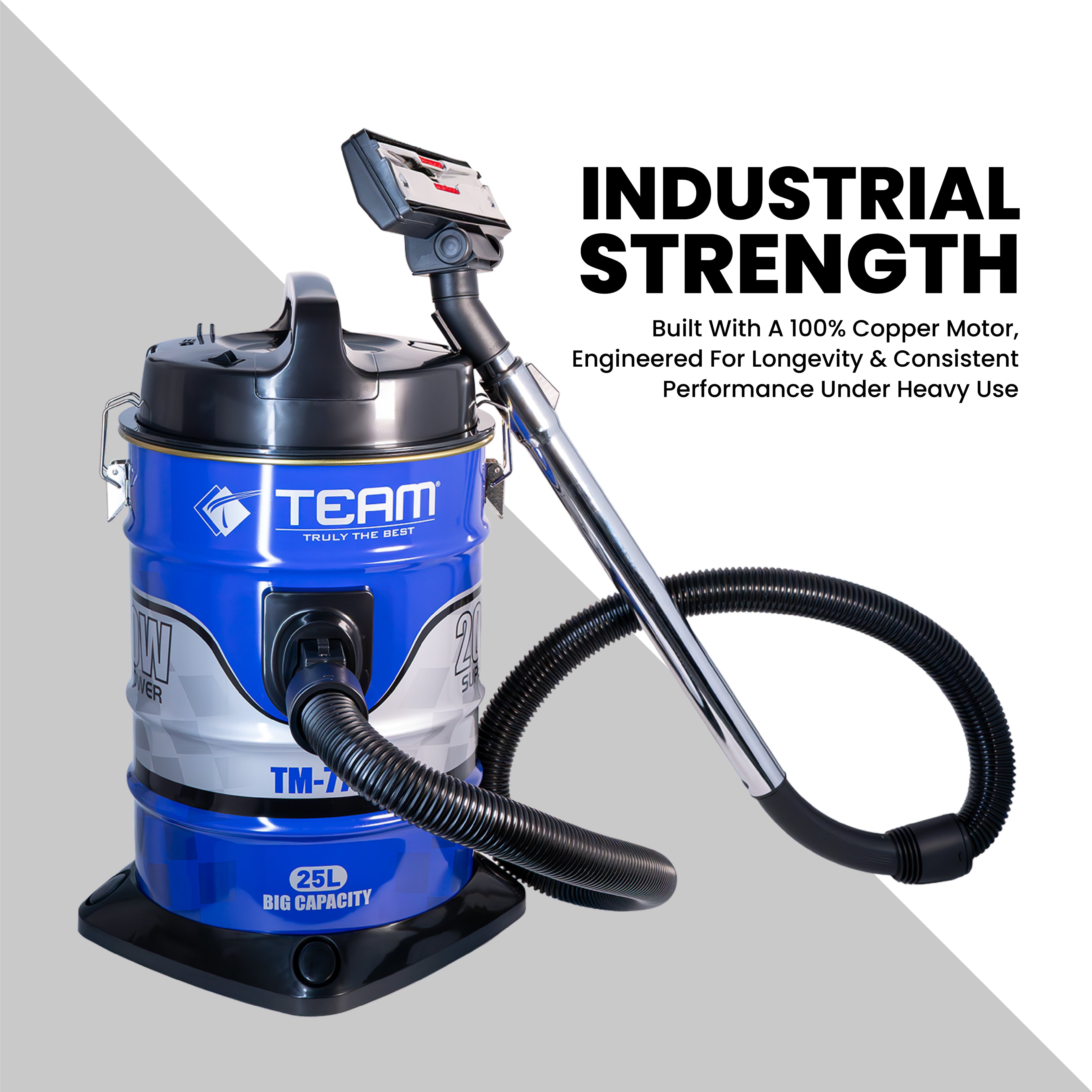 Heavy‑Duty Vacuum Cleaner 25L