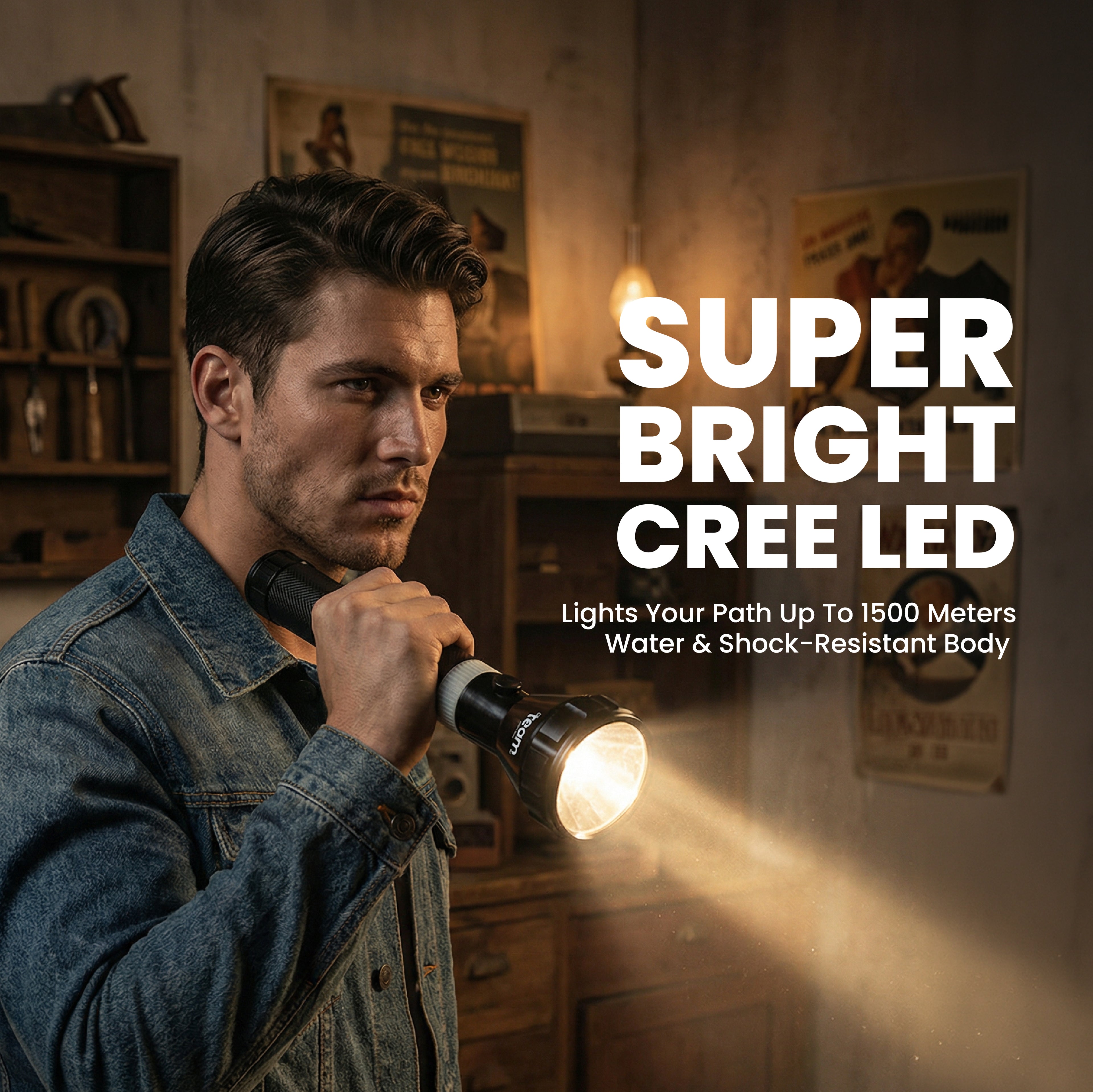 Rechargeable LED Flashlight