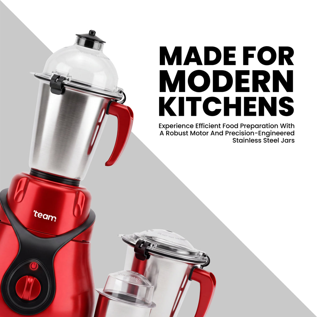 750W Mixer Grinder | 4 Speed Control with Incher