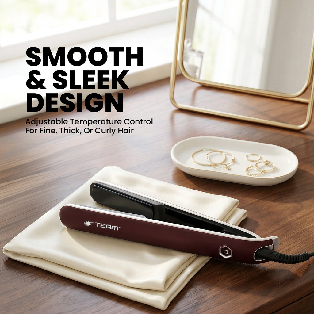 Professional Hair Straightener with LED Display