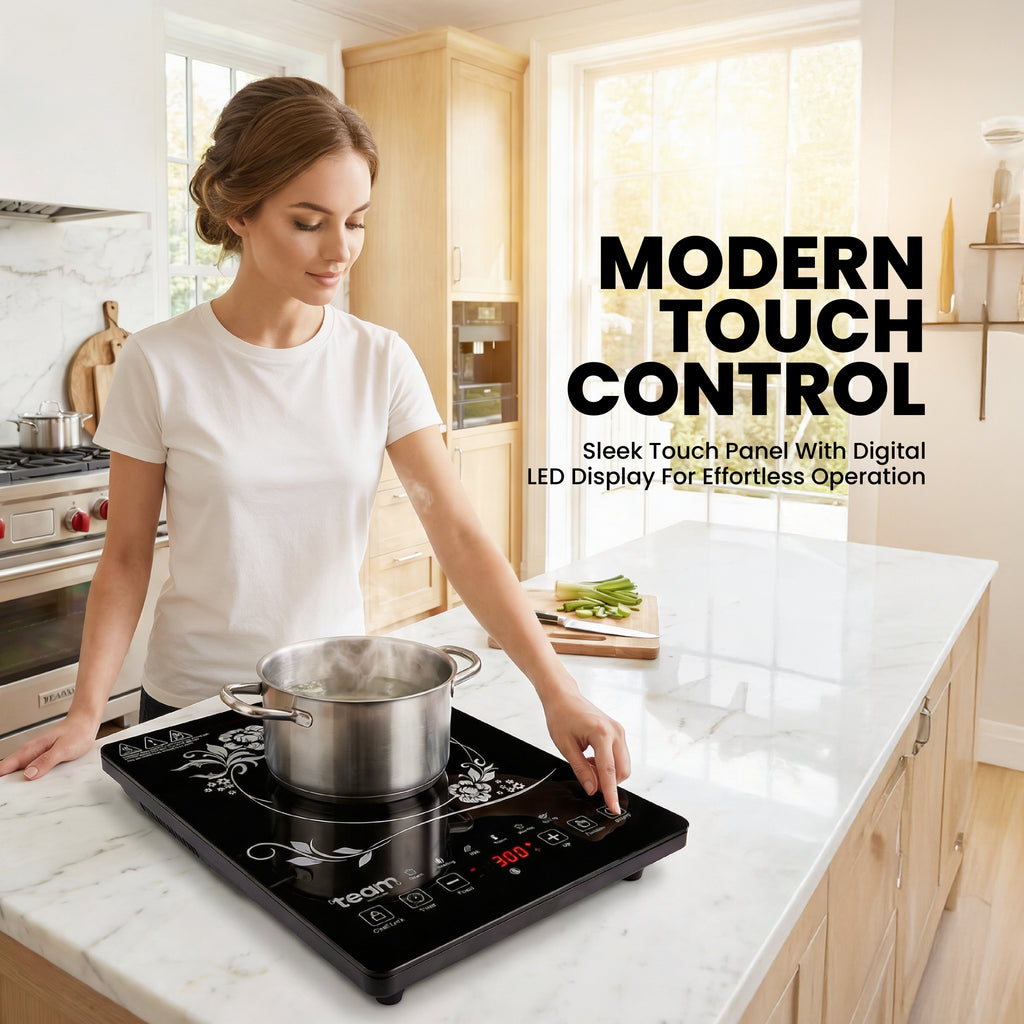 2000W Touch Control Electric Cooktop