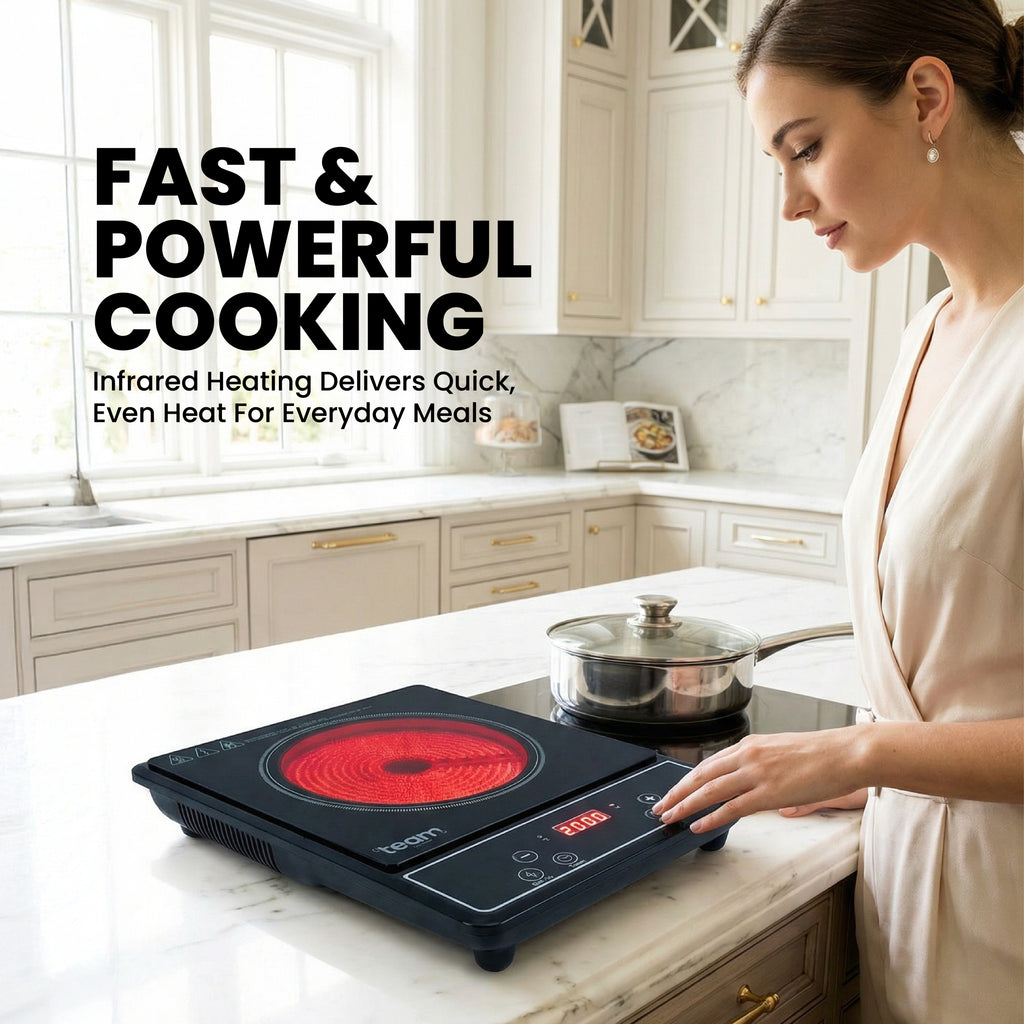 Infrared Cooker 2000W with Digital LED Display